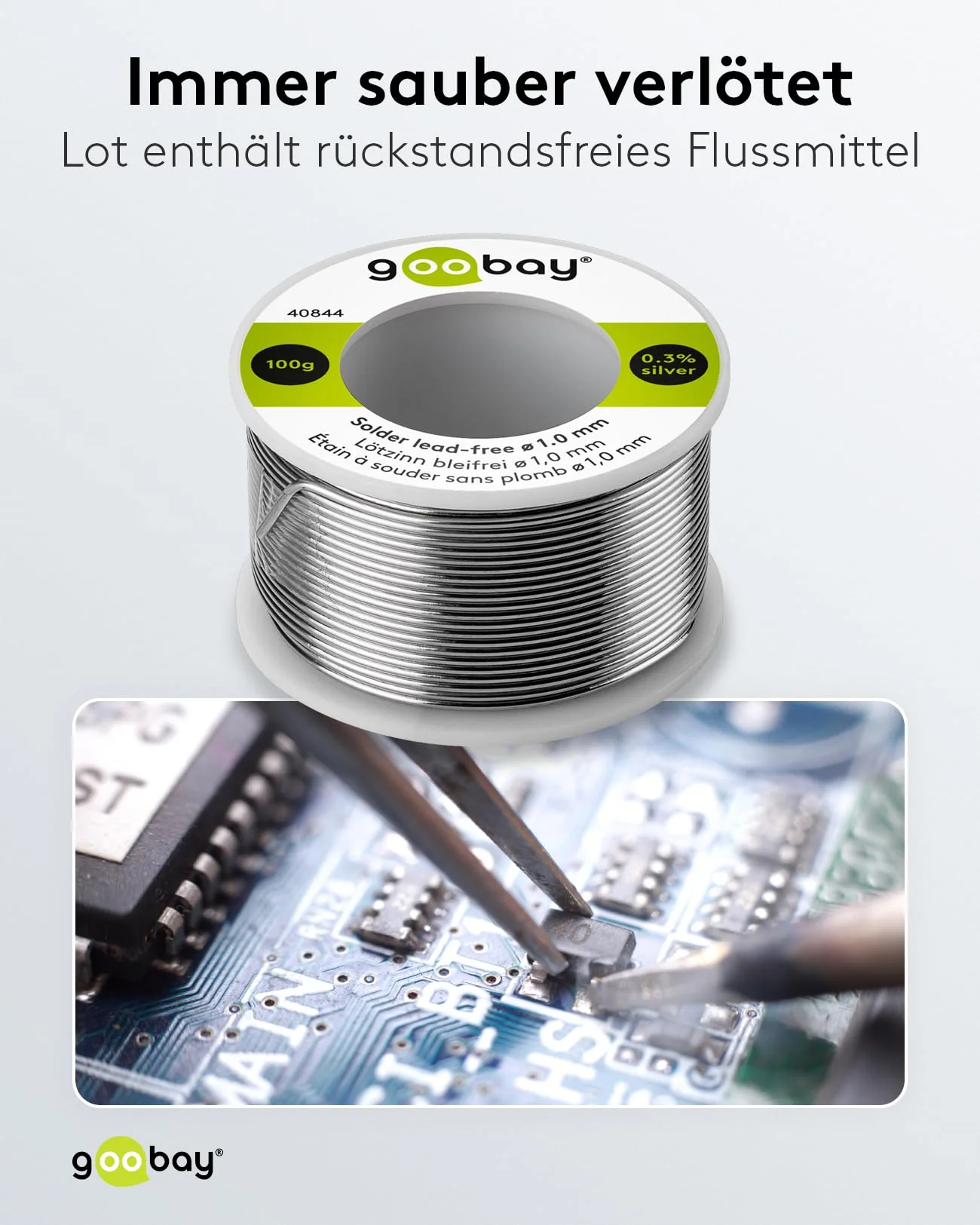 Goobay 40xxx Lead-Free Solder, 100 G 2-100 G 1 mm - Image 5