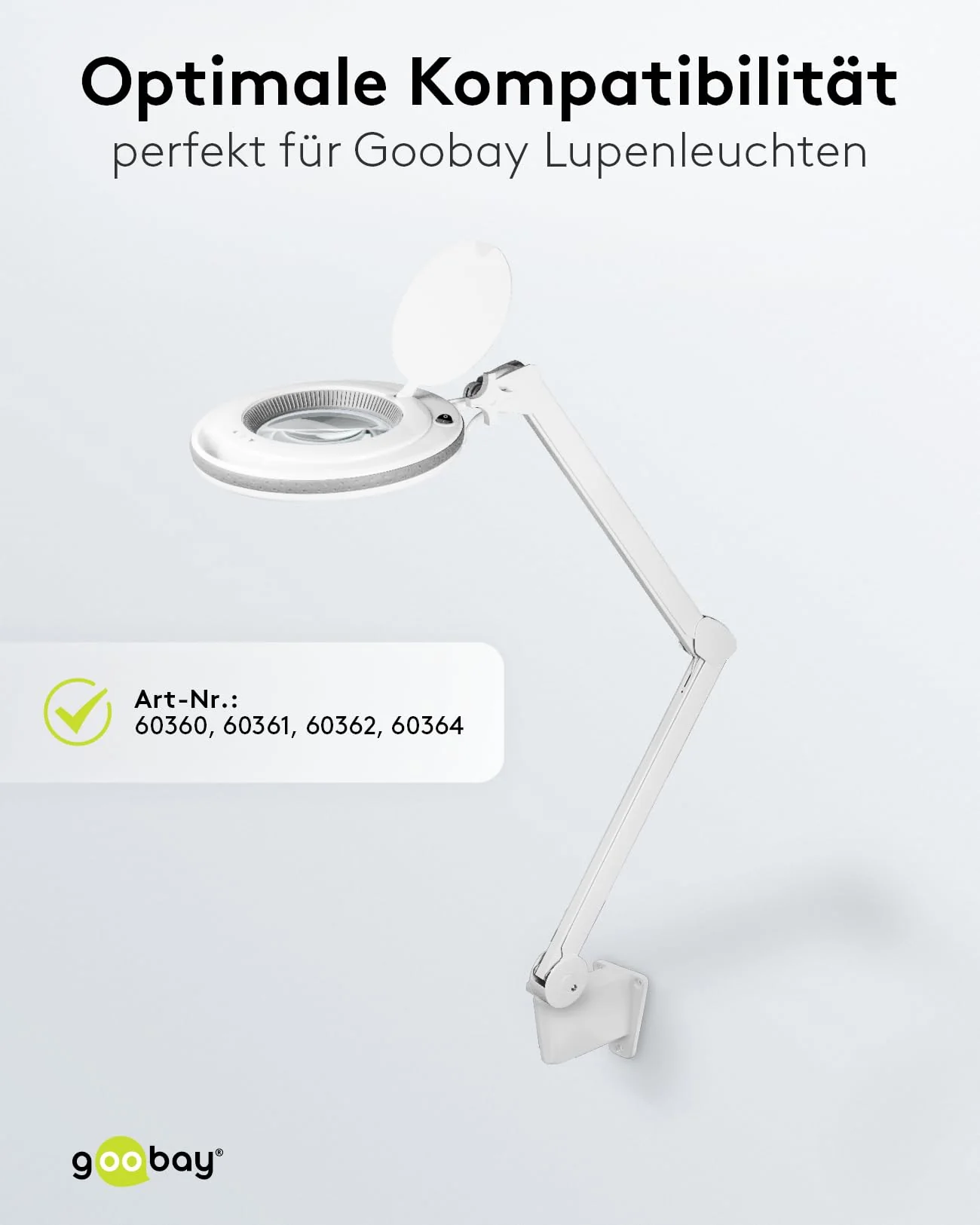 Goobay 55771 Wall Mount for Magnifying Lamp - Image 5