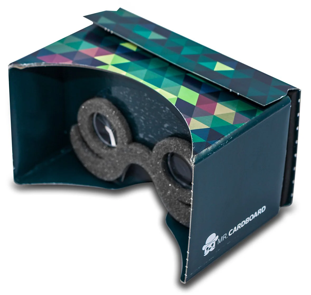 Google Cardboard POP! Cardboard + Free Head Strap and Cushion. for Android and iPhone up to 6 inches. Including Lenses. 3D Glasses VR Glasses Virtual Reality Viewer VR Goggles. - Image 7