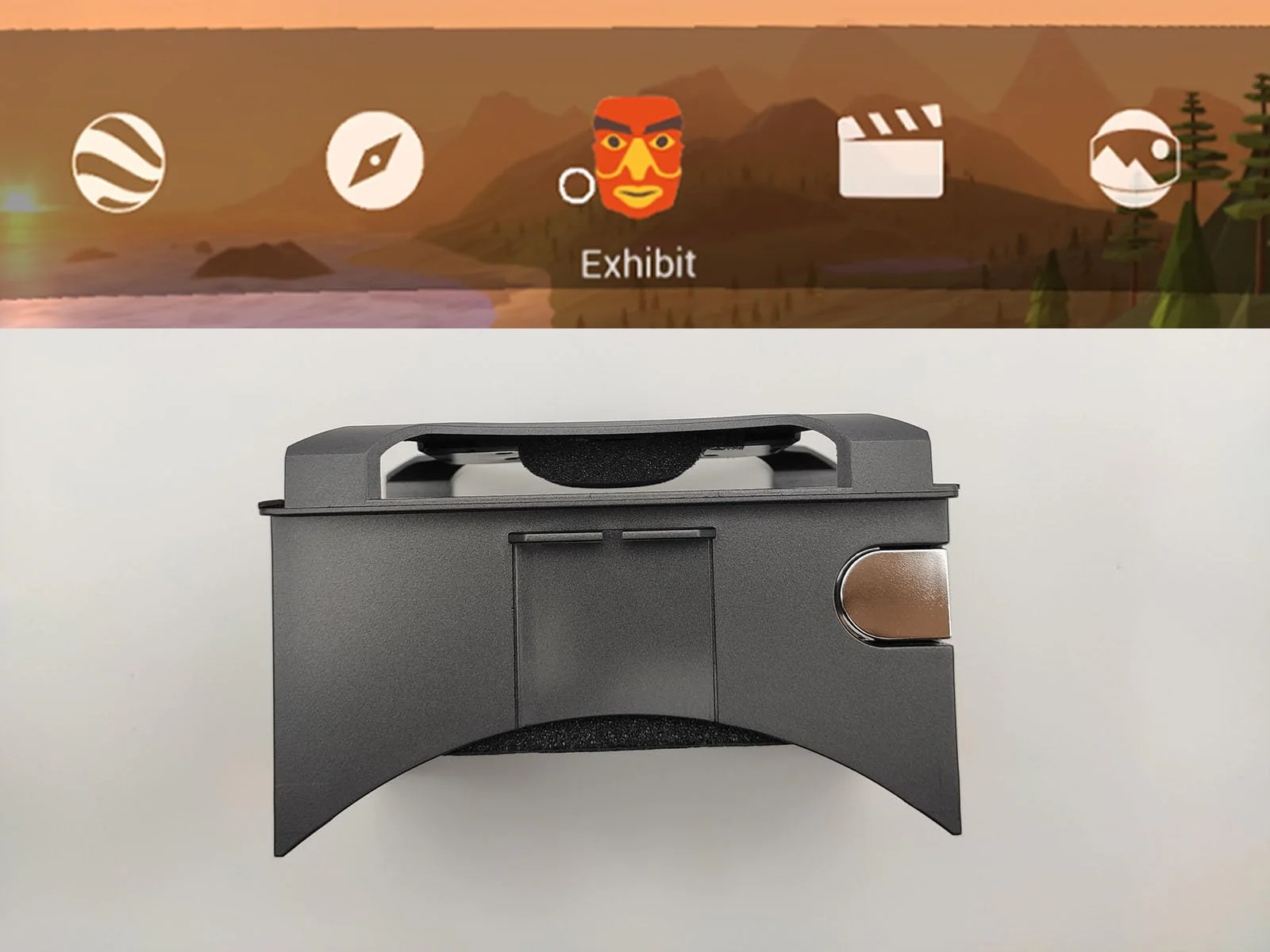 Google Cardboard VR,VR Headsets Virtual Reality Glasses and Comfortable Head Strap for All 4-6.8 Inch Full Screen Smartphones - Image 4