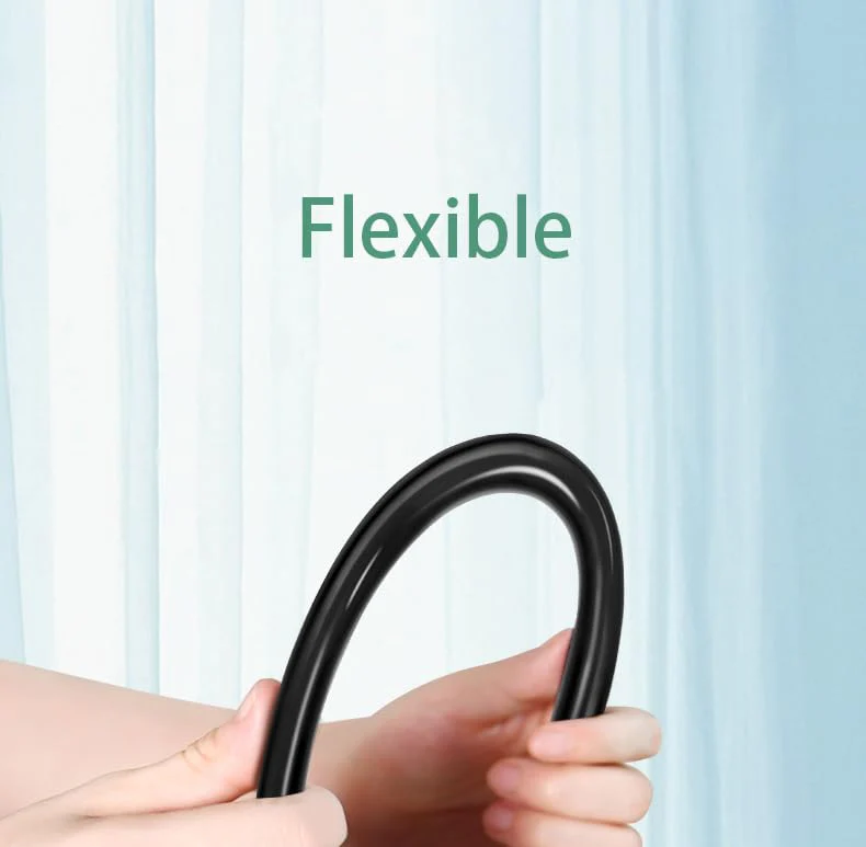 Gooseneck Phone Holder for Bed or Desk: Gooseneck Cell Phone Stand with 43.3 Inches Flexible Long Arm & Clamp | Headboard Phone Mount with Clip Fit for iPhone or Mobile Phone (Black) Black - Image 9