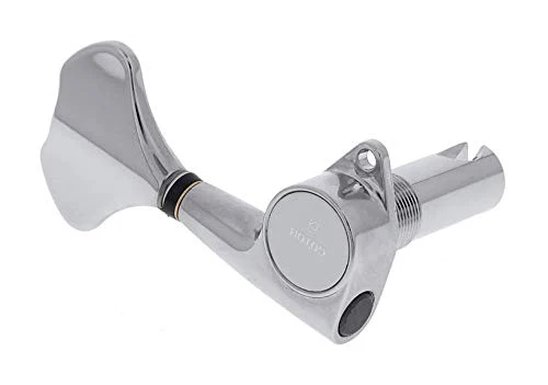 Gotoh GB707 Chrome Bass Machine Heads Set of 4 Inline - Image 2