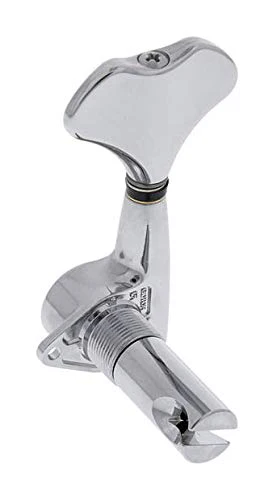 Gotoh GB707 Chrome Bass Machine Heads Set of 4 Inline - Image 3