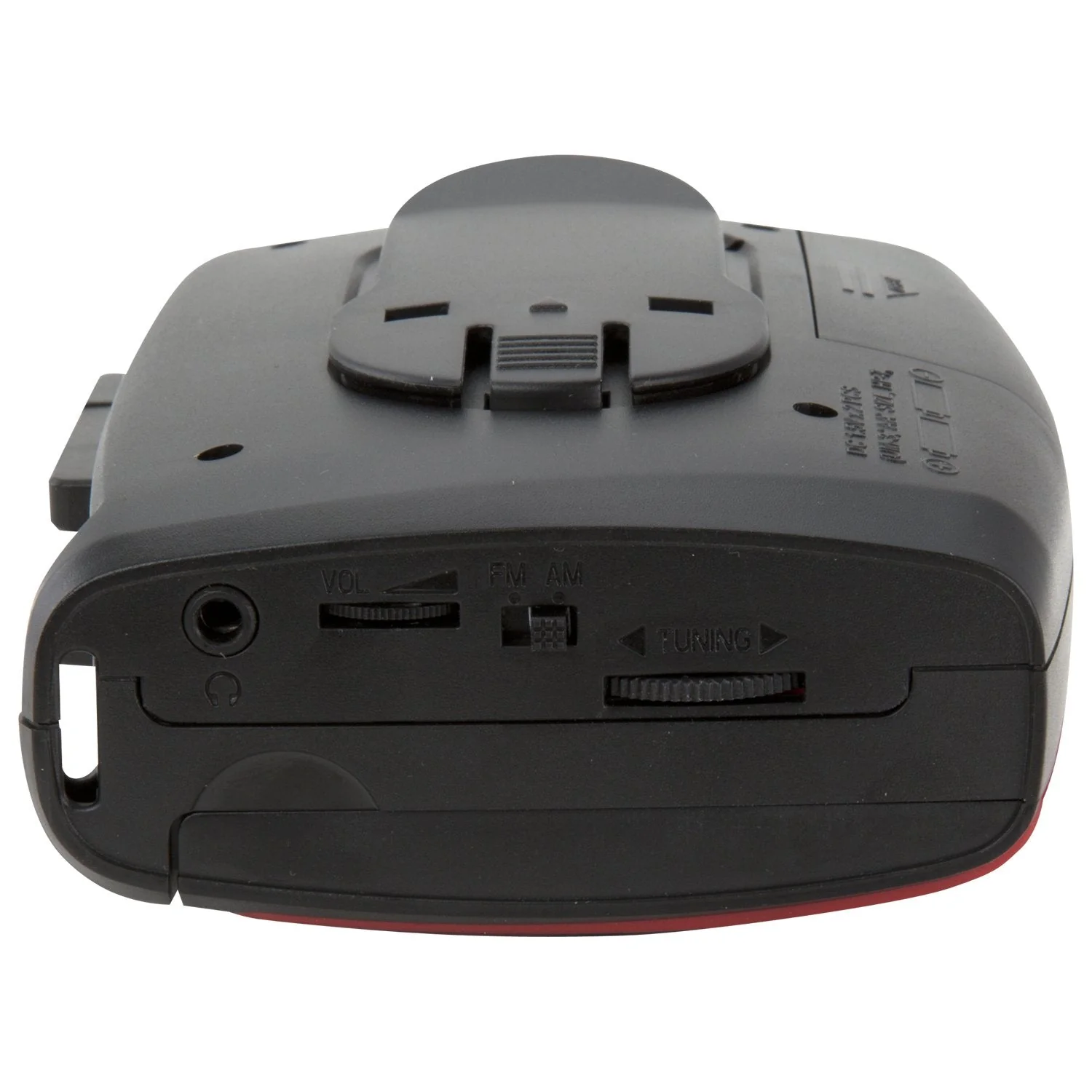 GPX Portable Cassette Player, 3.54 x 1.57 x 4.72 Inches, Requires 2 AA Batteries - Not Included, Red/Black (CAS337B) Black/Red - Image 5