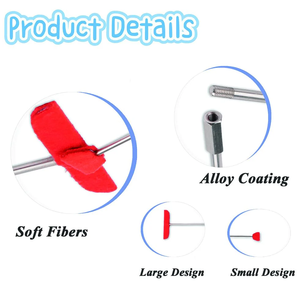 Grand Piano Soundboard Cleaner Acoustic Grand Piano Cleaning Tools Piano Cleaning Helper 2 Sizes Extendable - Image 3