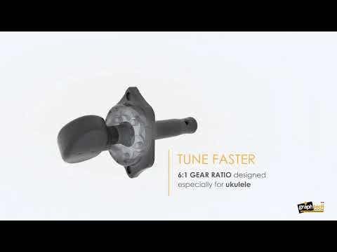 Graph Tech Ratio Ukulele Tuner 6:1 (4 Piece Set) - Image 6