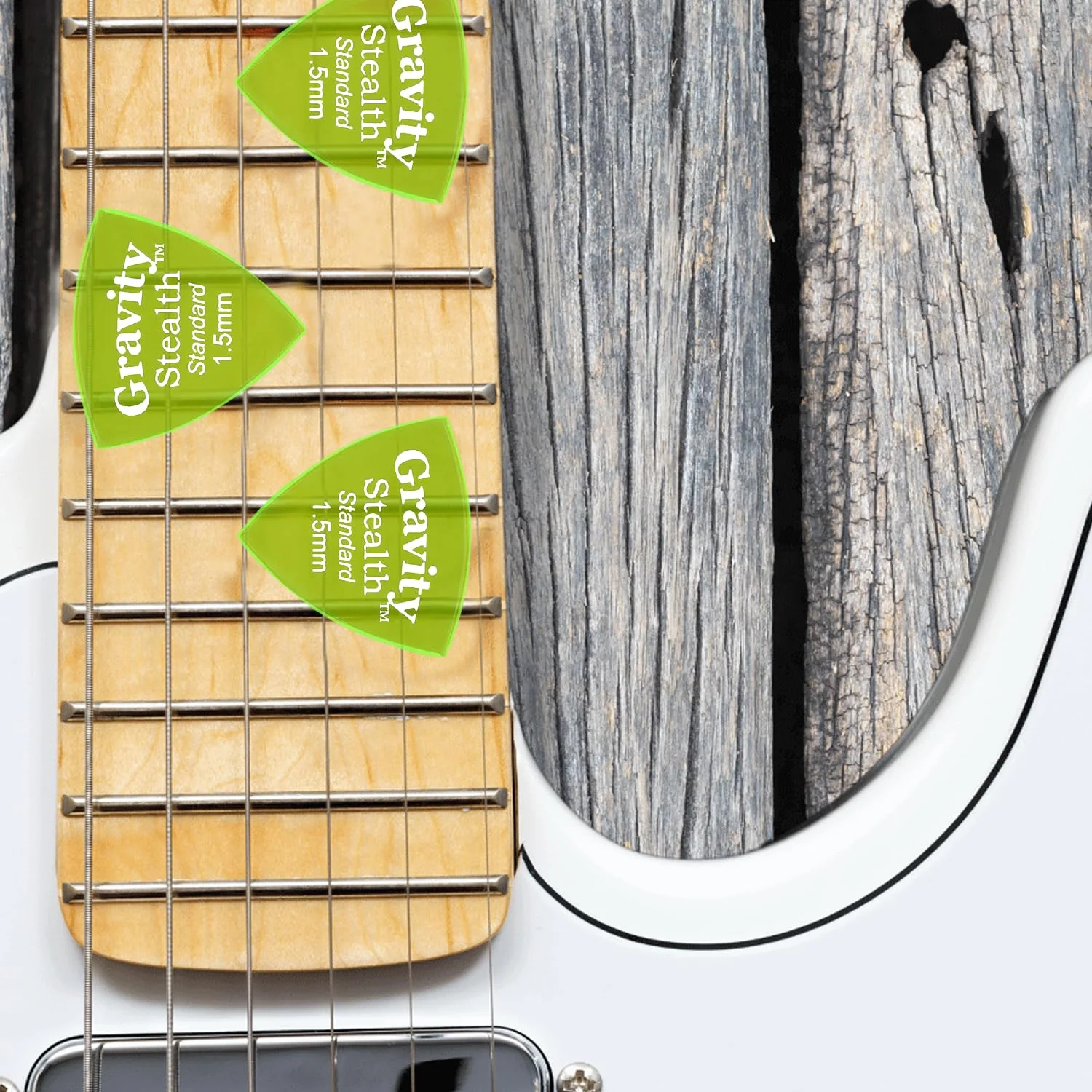 Gravity Picks Acrylic Guitar Picks - Polished, Sharper & Stronger Bevels for Brighter Sound & Tighter Grip - 1.5mm Stealth Design & Standard Thickness - Handcrafted in California (5 Pack) - Image 6