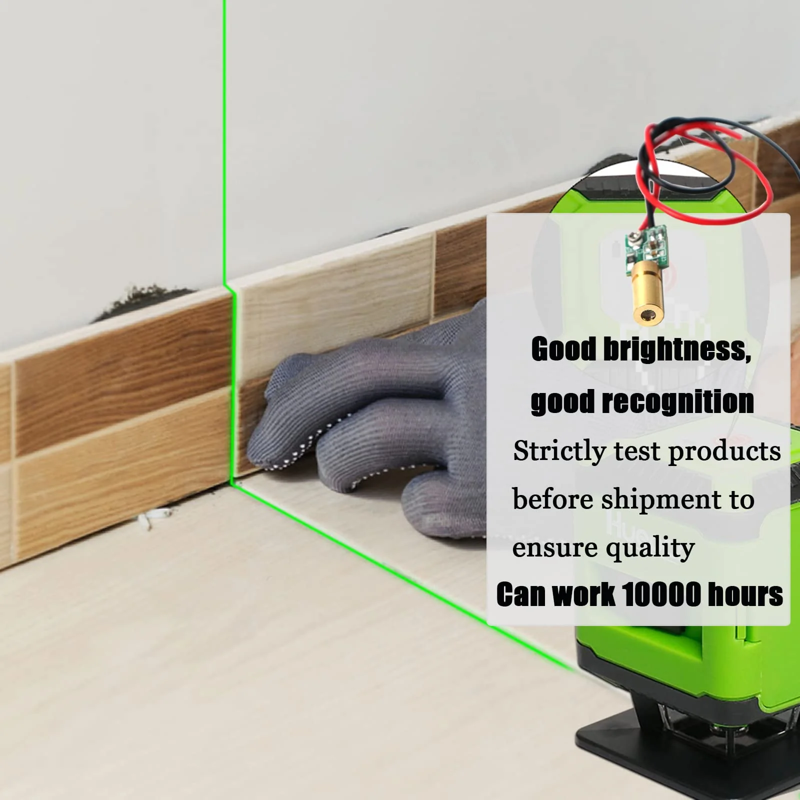 Green Laser Module Industrial Laser Module Adjustable Focal Length 6 mm Point (2) Point-2pack - Image 4