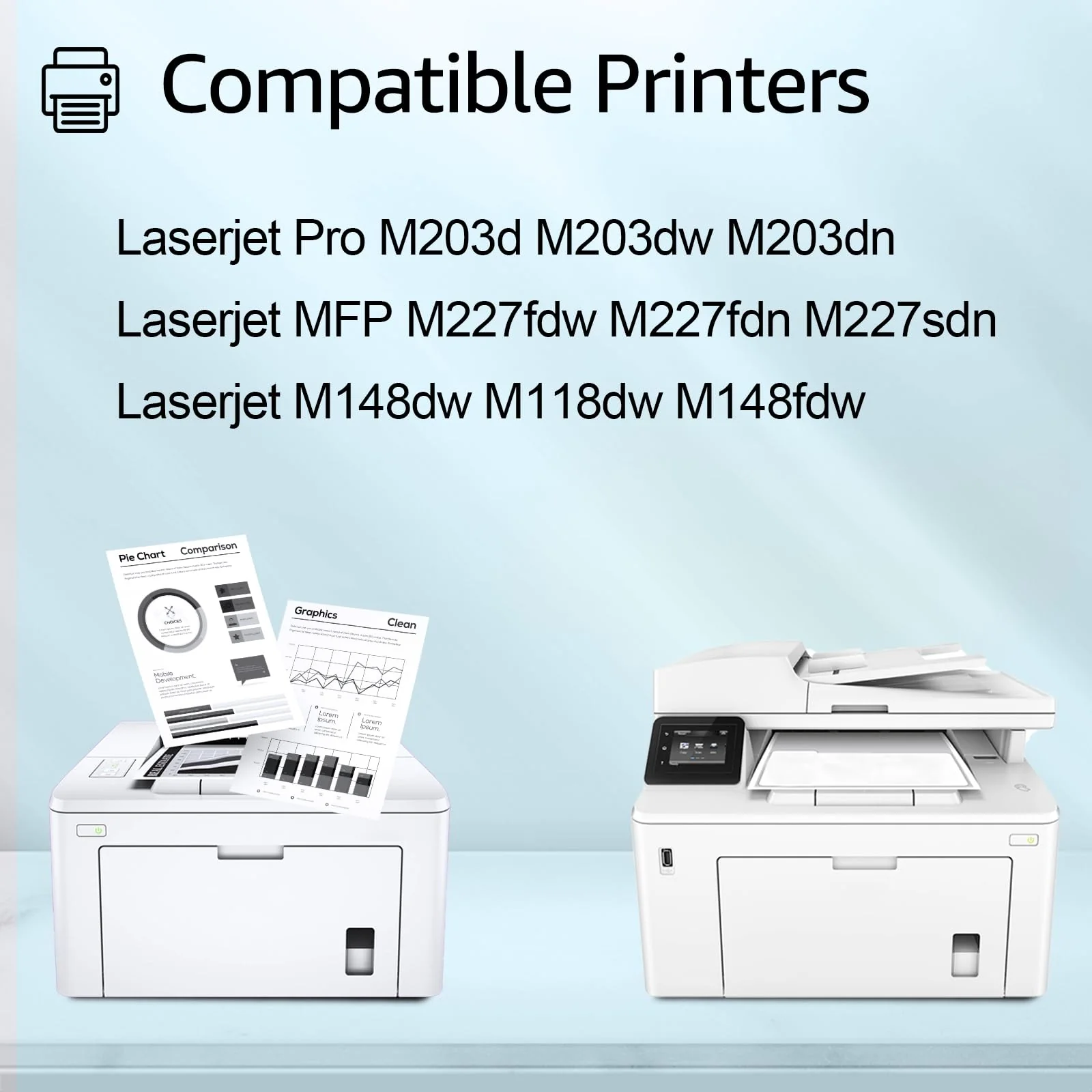 greencycle Compatible 32A Replacement for HP 32A Drum Unit CF232A use for Laserjet Pro M203d M203dn M203dw M227fdw M227fdn M227sdn M148dw M148fdw M118dw Printer (Black, 1-Pack) ATUSF00-CF232A-1-AMZ - Image 2