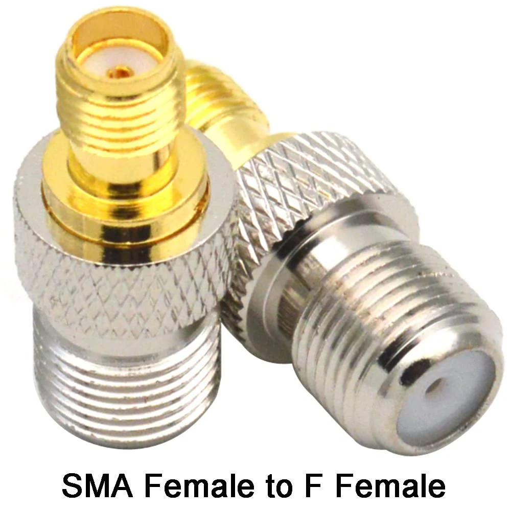Greluma 2 Sets 6pcs F Type to SMA Male Female Adapter Coaxial Female SMA F Kit - Image 4