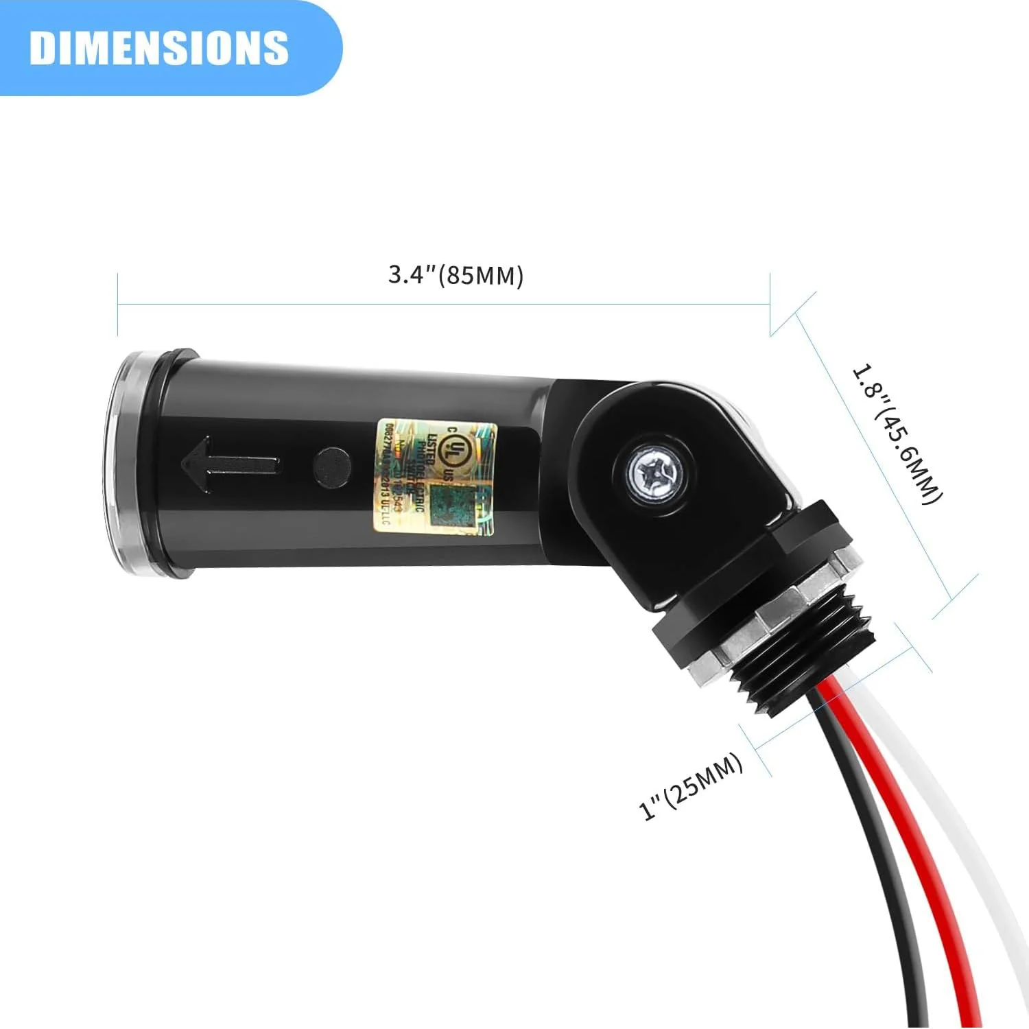 Greluma 2Pcs Dusk to Dawn Photocell Sensor Switch Photoelectric Switch Waterproof IP65 Photocell for Outdoor Lights 110V 120V 220V 240V Input - Image 9