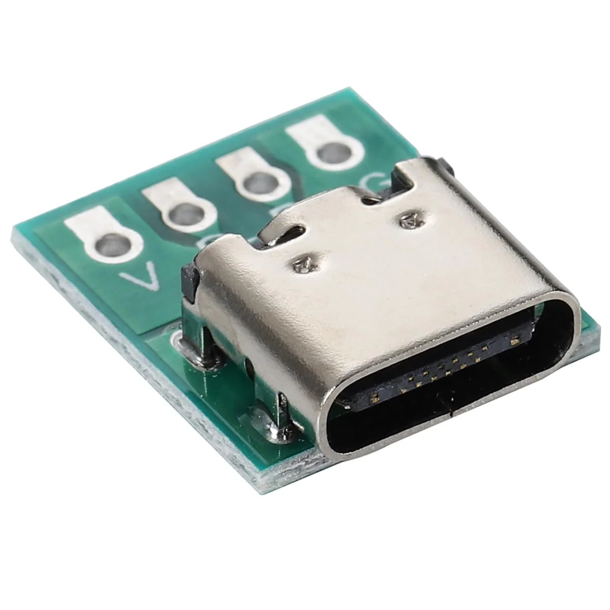 Greluma 6PCS 16 Pin Type-C Male to 2.54mm PCB Adapter USB C to DIP 4 Pin for Charging and Data Transfer USB C DIP-6 - Image 3
