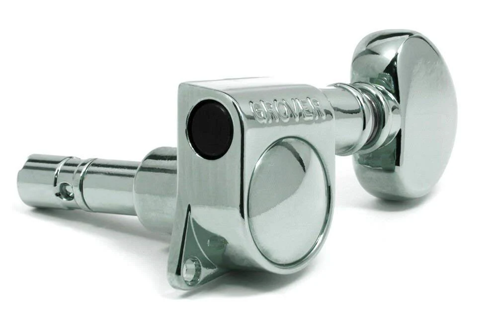 Grover 406C Rotomatic Mini 3 per Side Self Locking Machine Heads, Chrome Grover - Image 5