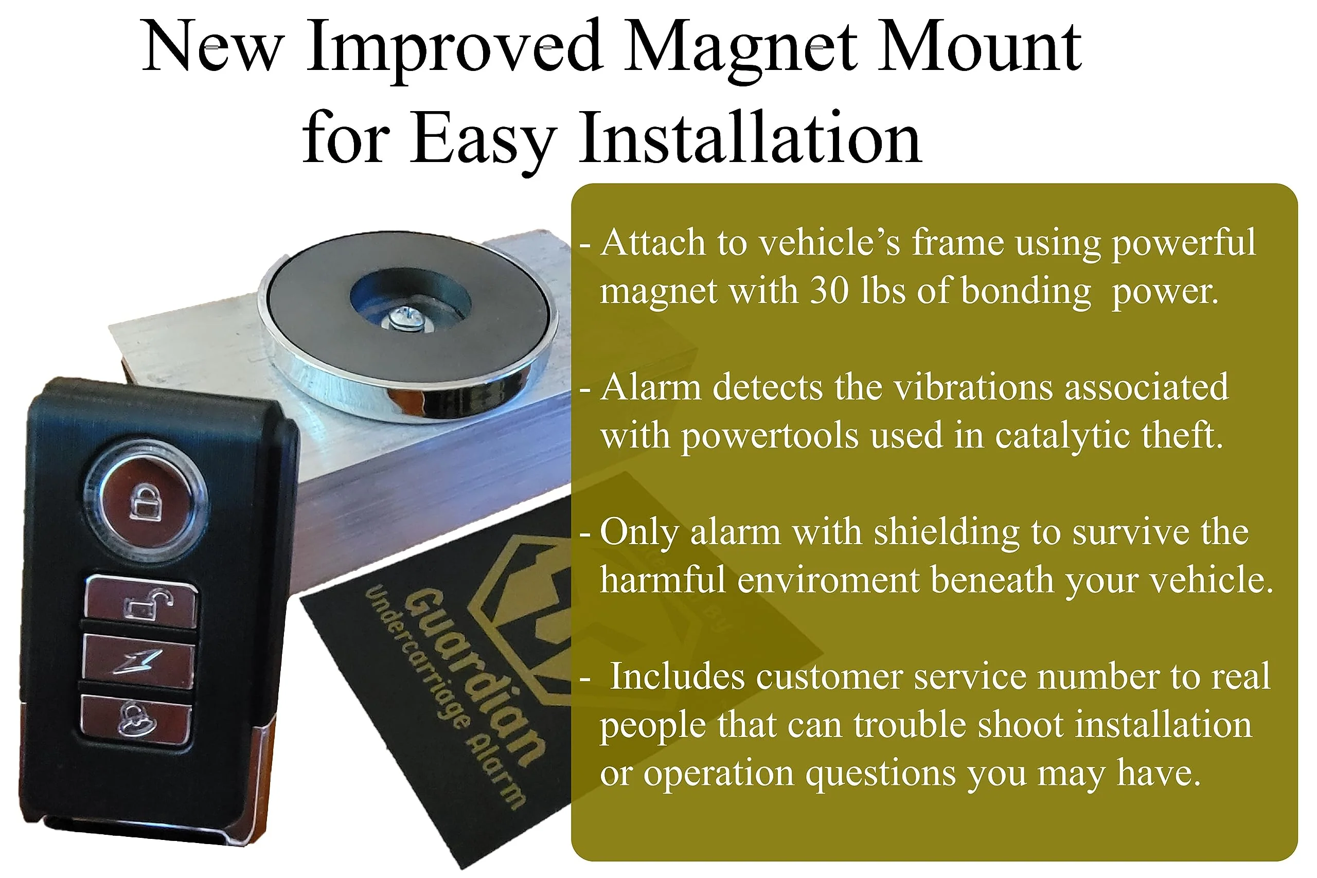 Guardian Catalytic Converter Alarm PRO | Protected in Automotive Shielding with Magnet Mount - Image 2
