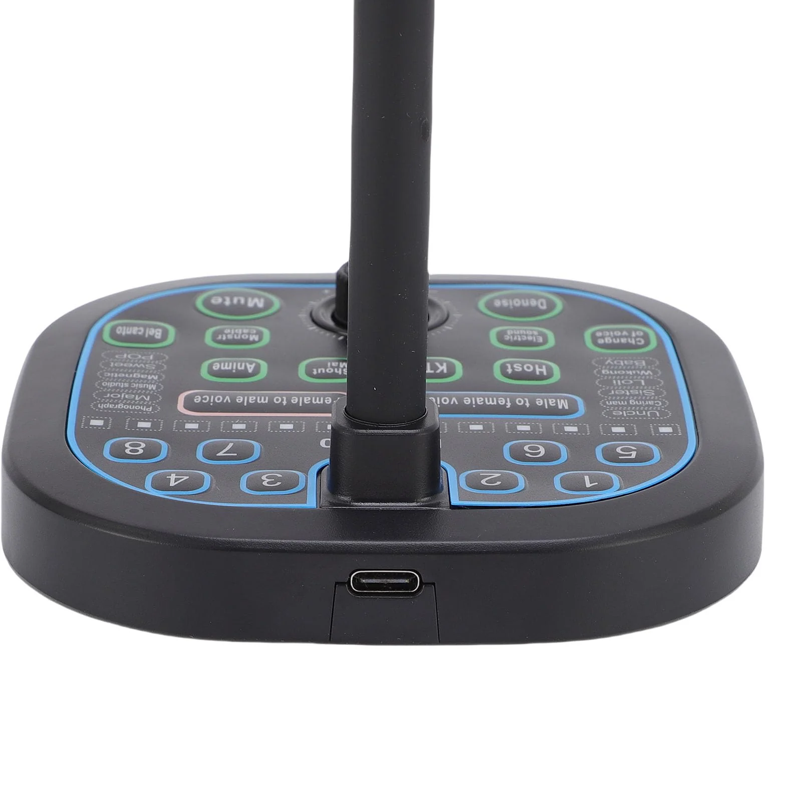 Gugxiom Handheld Voice Changer with 16 Sound Effects, USB Type C 3.5mm Microphone Voice Changer, Voice DisguiserCompatible for PC, Phone & Gaming - Image 5