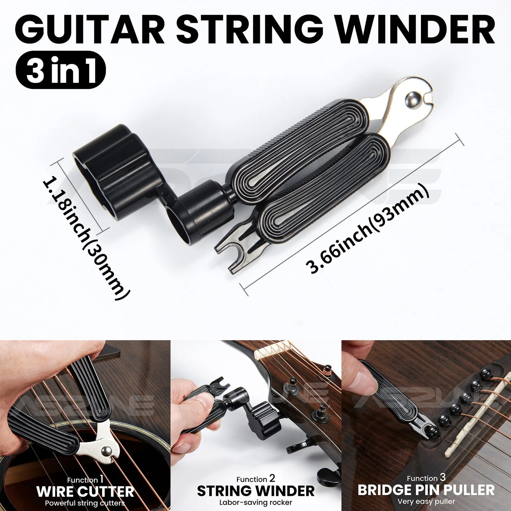 Guitar Accessories Kit:Strap,Capo,Picks,GuitaTuner,guitar string winders,Premium Guitar Gifts for Men, Beginners - Image 6