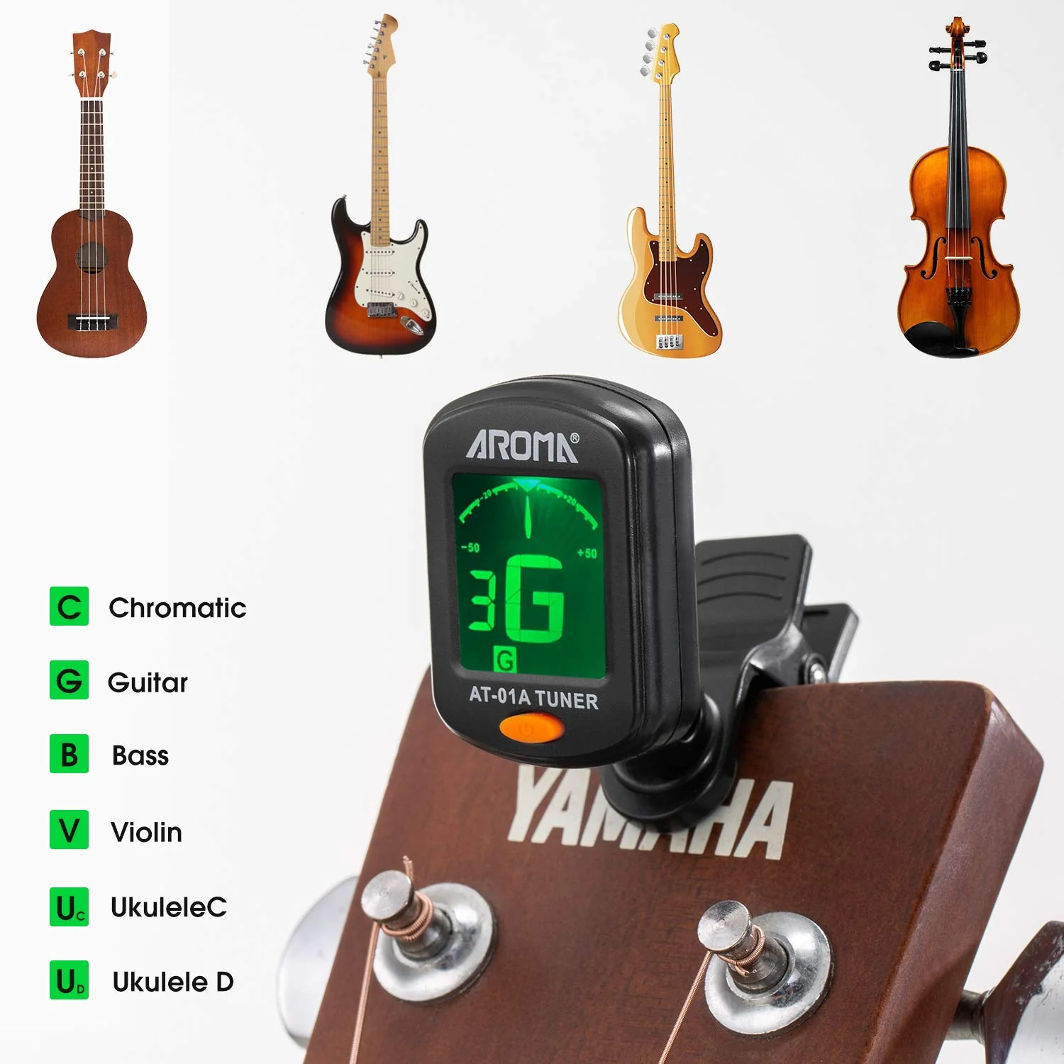 Guitar Accessories Set 10 Pieces Guitar Tool Kit Including Guitar Capo, Tuner, String Winder, Guitar Strap, Guitar Picks, Guitar Bones Pick Holder for acoustic electric guitar player 10 Pcs - Image 3
