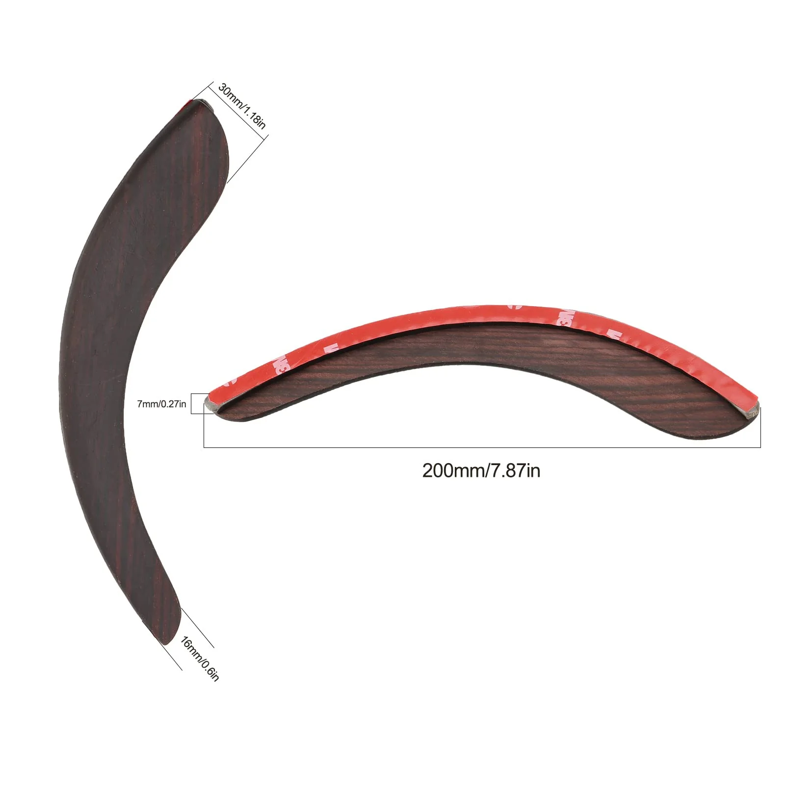 Guitar Arm Rest Rosewood Acoustic Folk Classical Guitar Armrest Replacement Parts - Image 6