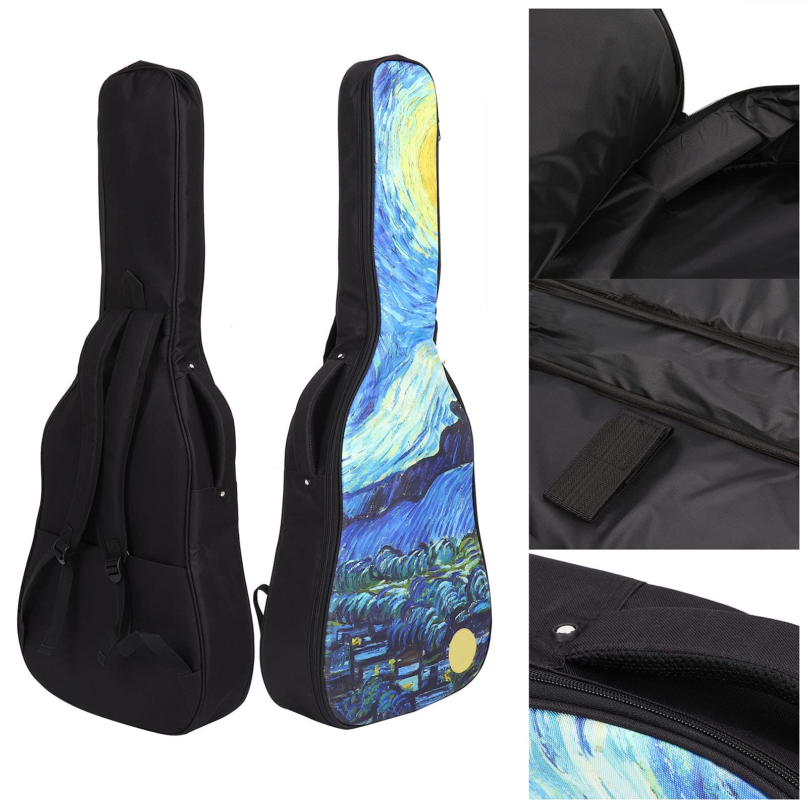Guitar Bag, Exquisite Musical Instrument Storage Durable Guitar Accessories Soft Case for Storage(36 inches) - Image 5