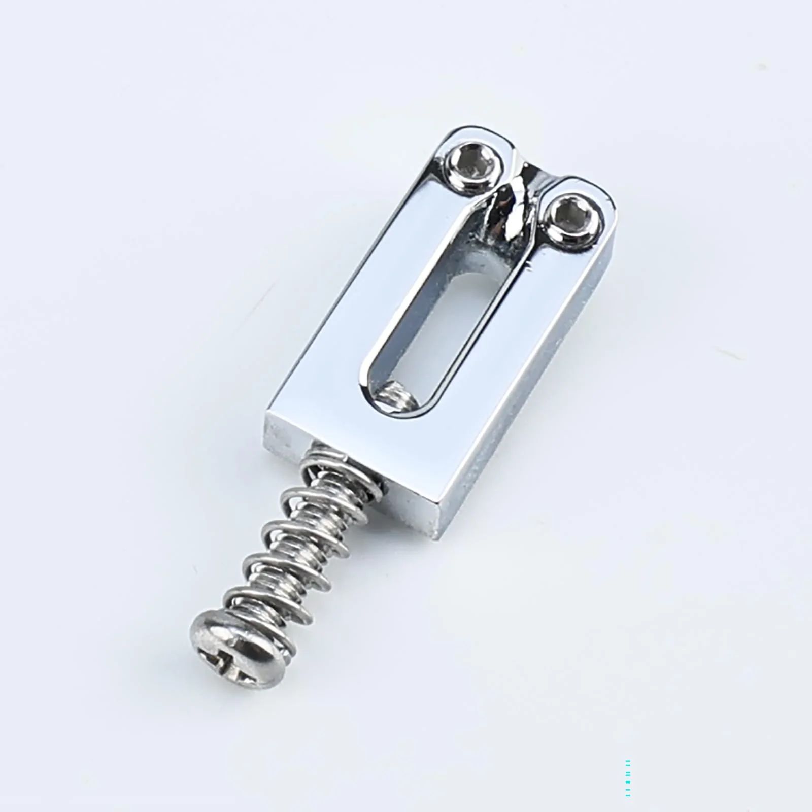 Guitar Bridge Saddles 10.5mm Zinc Alloy Electric Guitar Saddles Guitar Tremolo Bridge Saddles for Fender Strat St Tele Telecaster 6 String Electric Guitar Replacement Parts (Bright Chrome） Chrome Light - Image 2