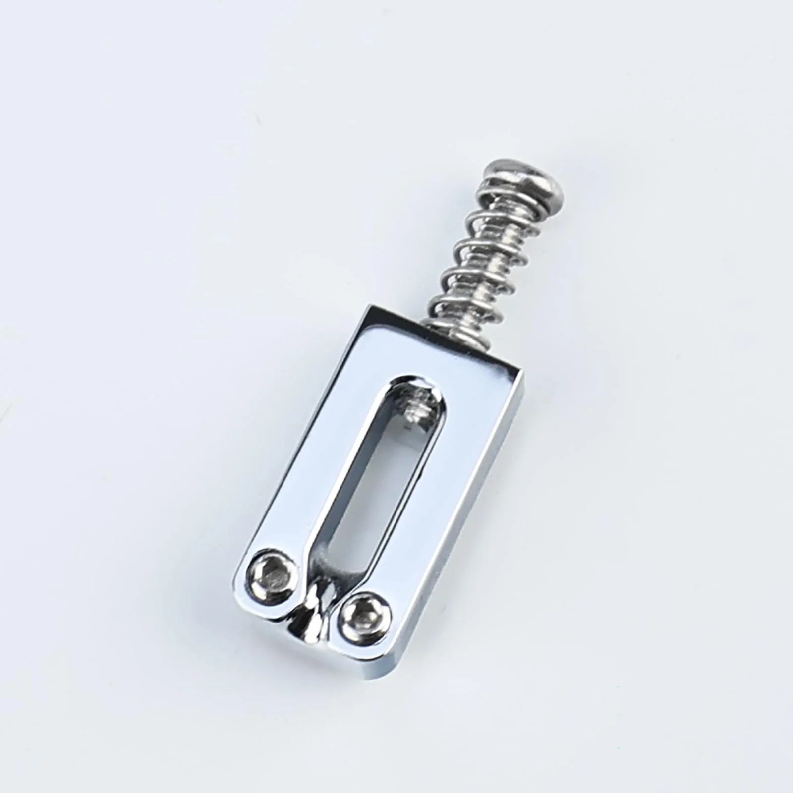 Guitar Bridge Saddles 10.5mm Zinc Alloy Electric Guitar Saddles Guitar Tremolo Bridge Saddles for Fender Strat St Tele Telecaster 6 String Electric Guitar Replacement Parts (Bright Chrome） Chrome Light - Image 3