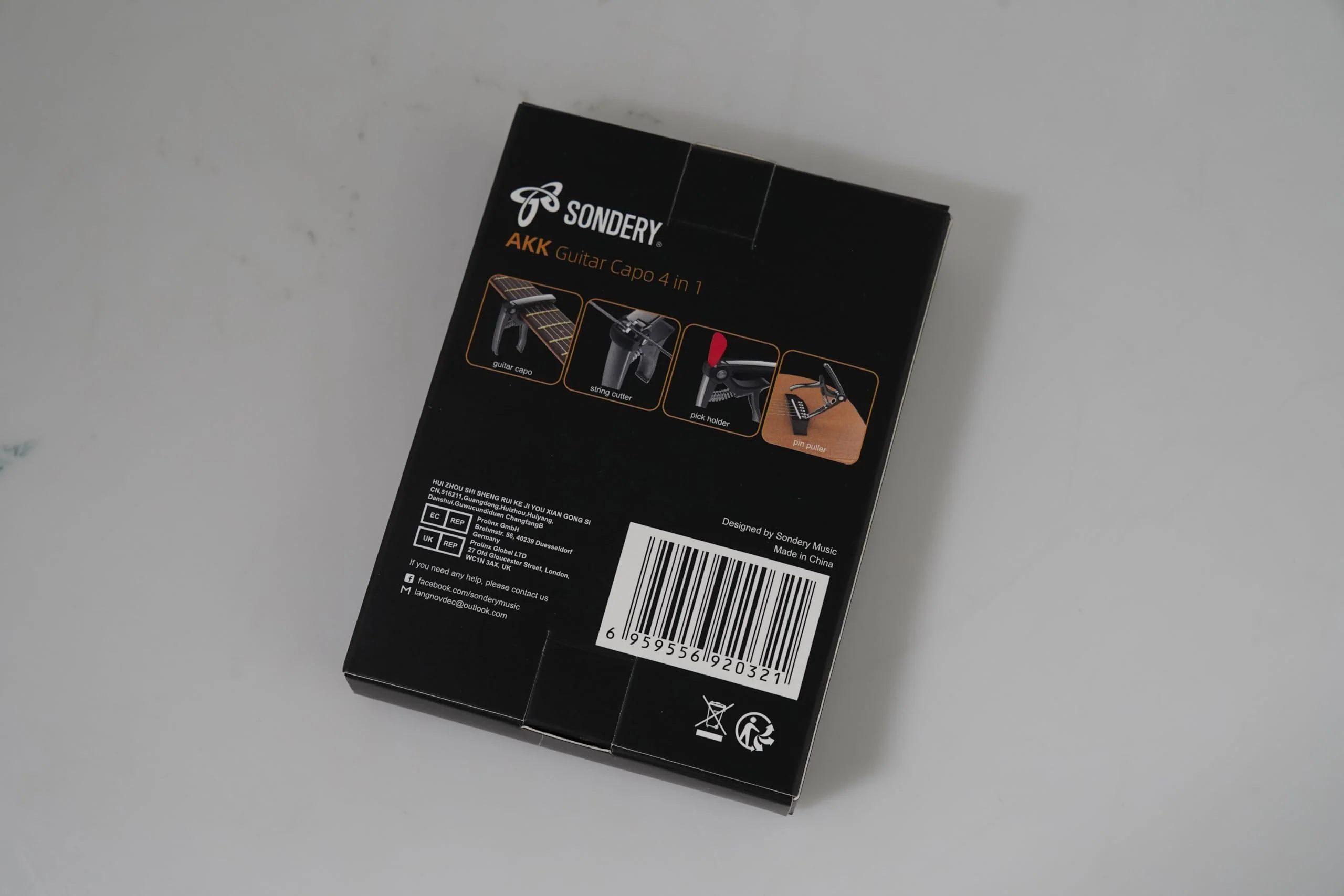 Guitar Capo 4 in 1 for 6 Strings Acoustic and Electric Guitars, 5 Guitar Plectrums and A Pouch Enclosed Free - Image 10