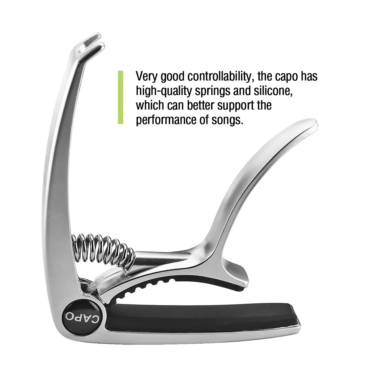 Guitar Capo, Capo, Capo for acoustic guitar, acoustic guitar capo, Capo for electric guitar, acoustic guitar capo 6 string, Guitar Capo for acoustic, Kapo, Guitar capos（Silver） - Image 5