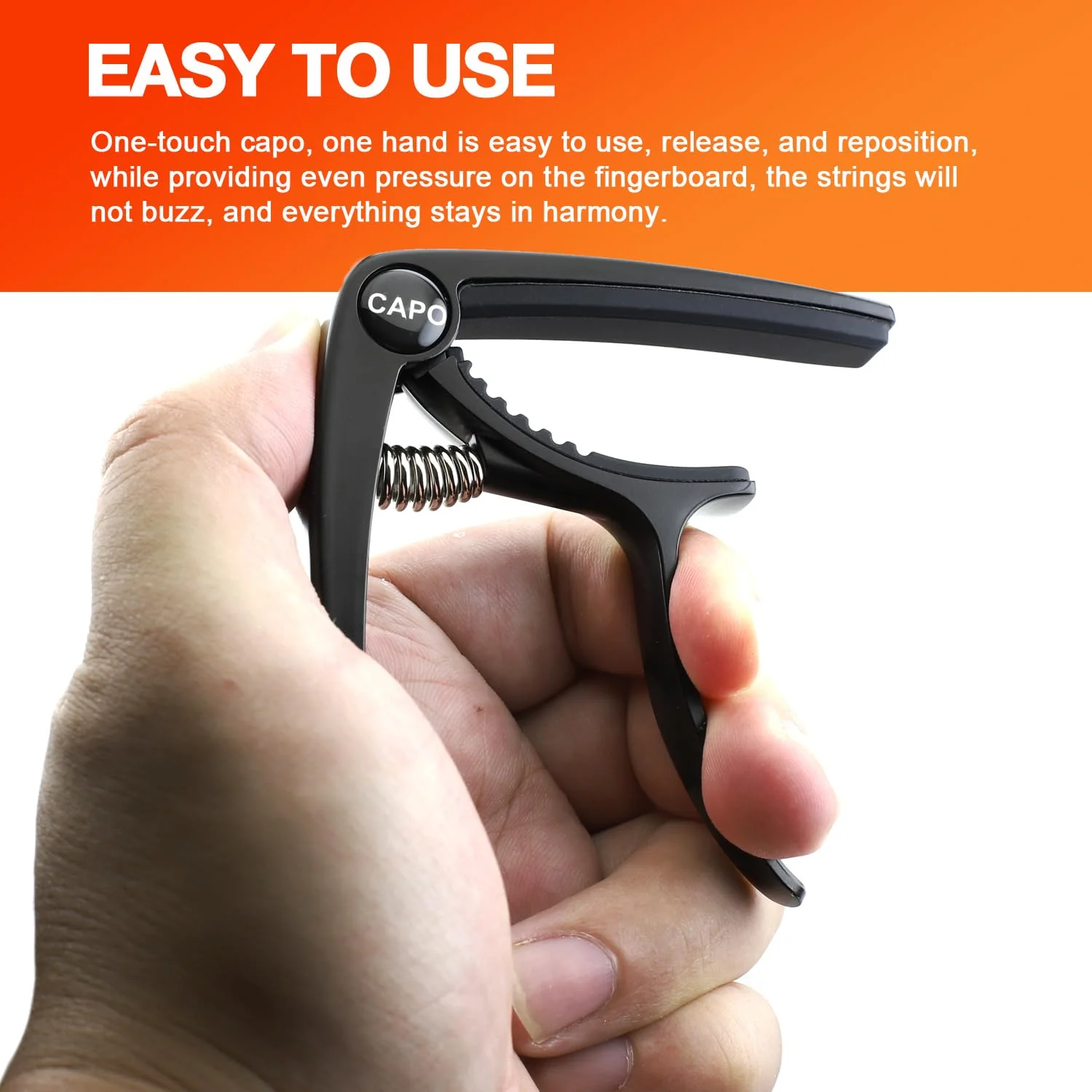 Guitar Capo, Capo, Capo for acoustic guitar, acoustic guitar capo, Capo for electric guitar, Guitar Capo for acoustic, Electric guitar capo, Kapo, acoustic guitar capo 6 string, Guitar capos - Image 2