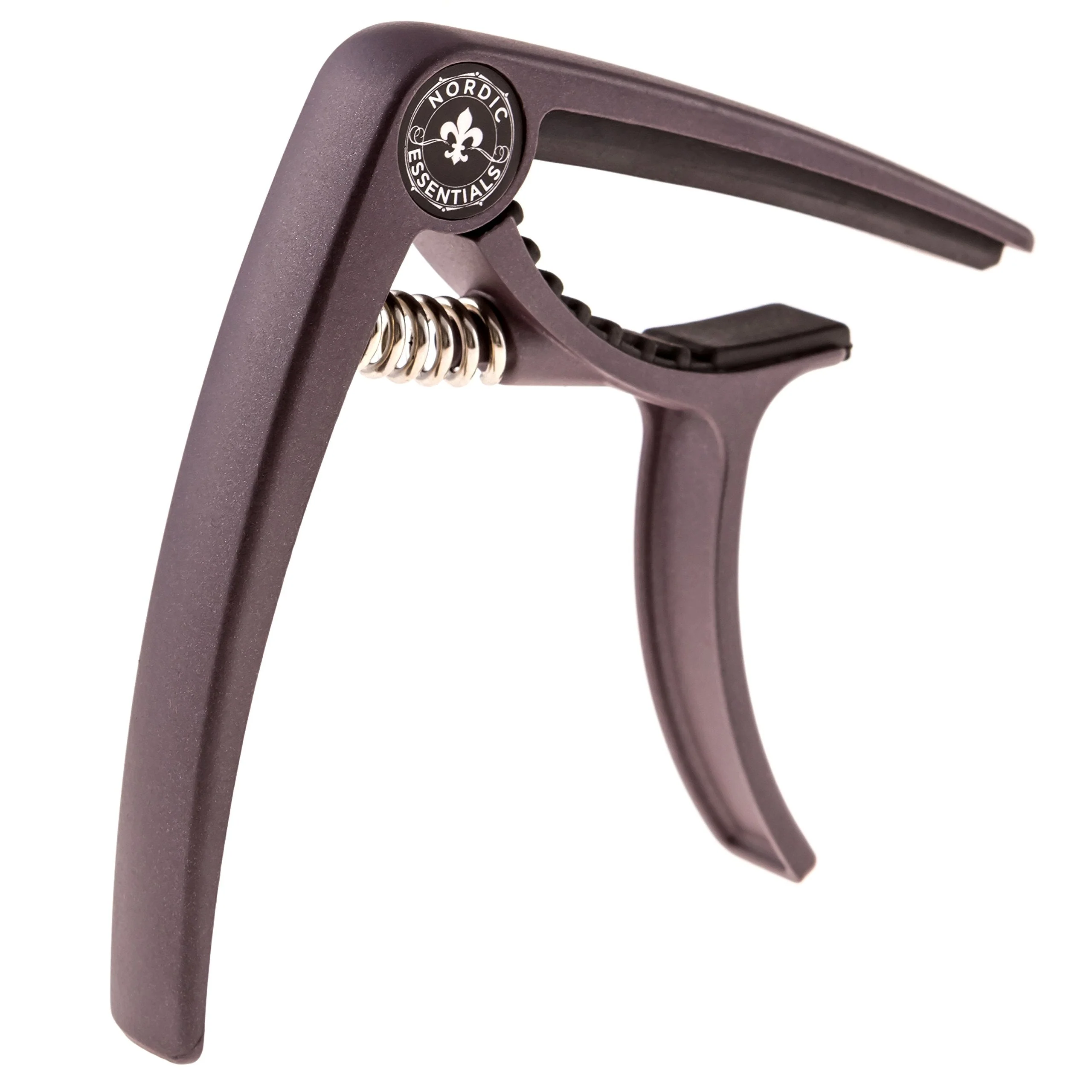 Guitar Capo Deluxe for Acoustic Guitars, Ukulele, Banjo, Mandolin, Bass - Made of Premium Quality Zinc Alloy for 6 & 12 String Instruments - Luxury Accessories by Nordic Essentials Matte Coffee Dream - Image 8