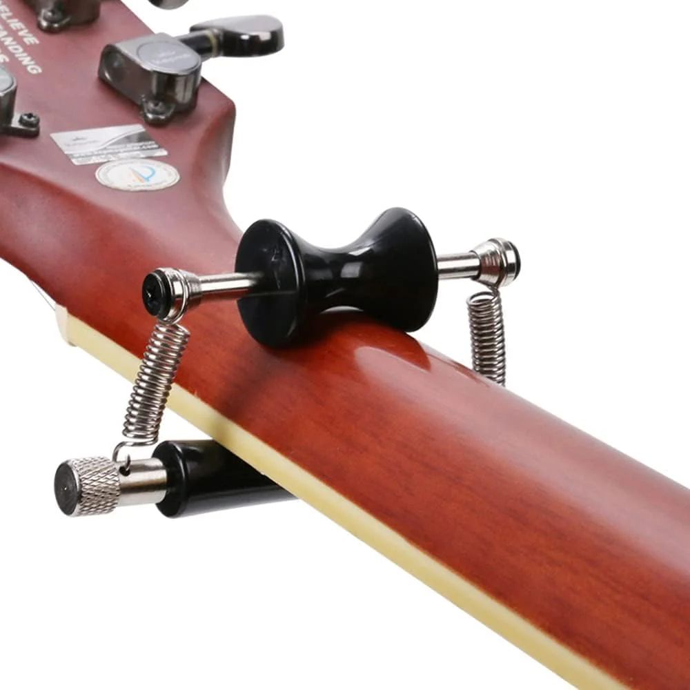Guitar Capo Guitar Rolling Capo Sliding Capo Adjustable Capo Rubber and Stainless Steel Capo for Tuning Tone of String Instruments Like Folk Classic Acoustic Electric Guitar Ukulele Mandolin Banjo - Image 5
