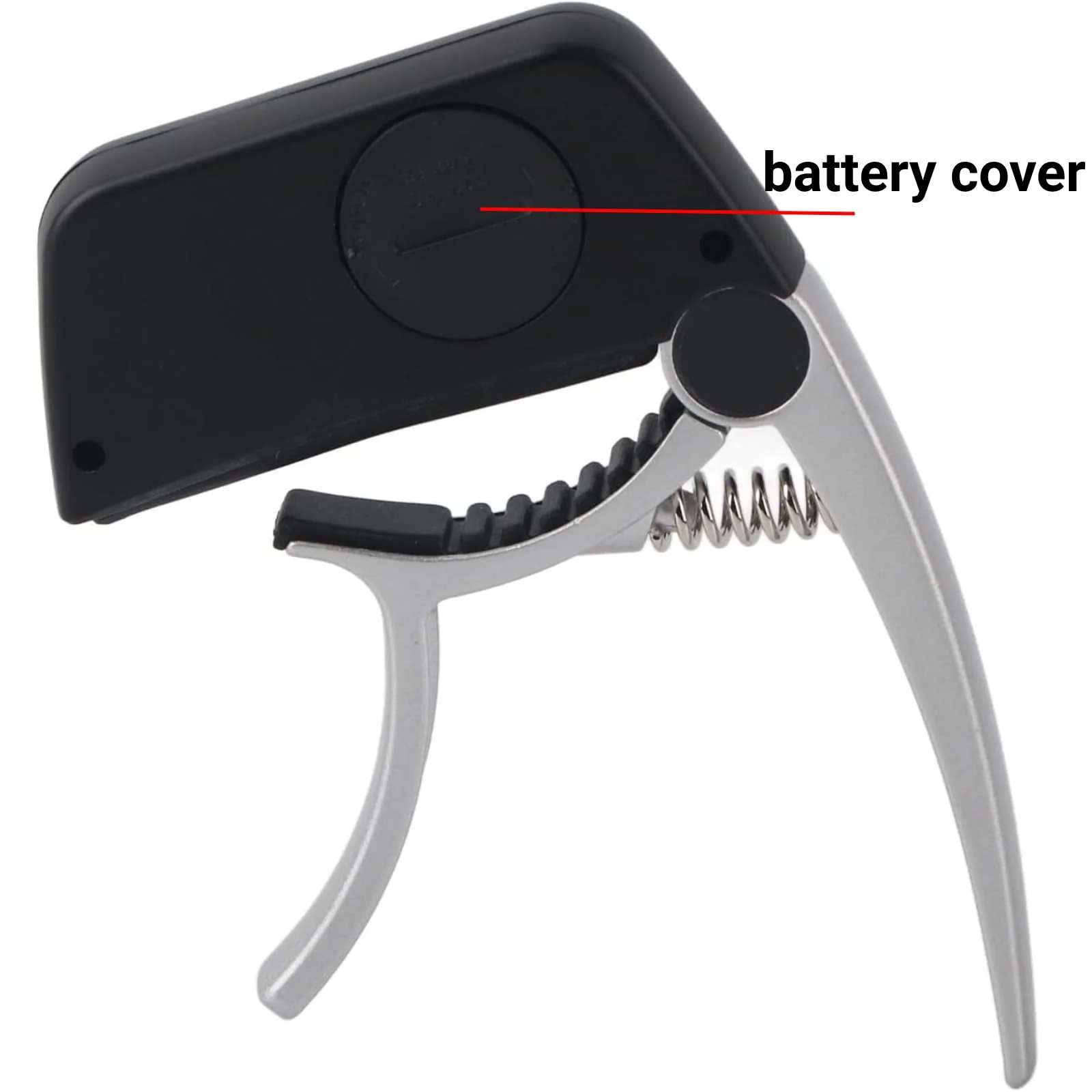 Guitar Capo Tuner 2 in 1 Clip on Tuner and Capo with Large LCD Display Accurate Tuning for Acoustic Electric Bass Ukulele Violin Banjo - Image 5