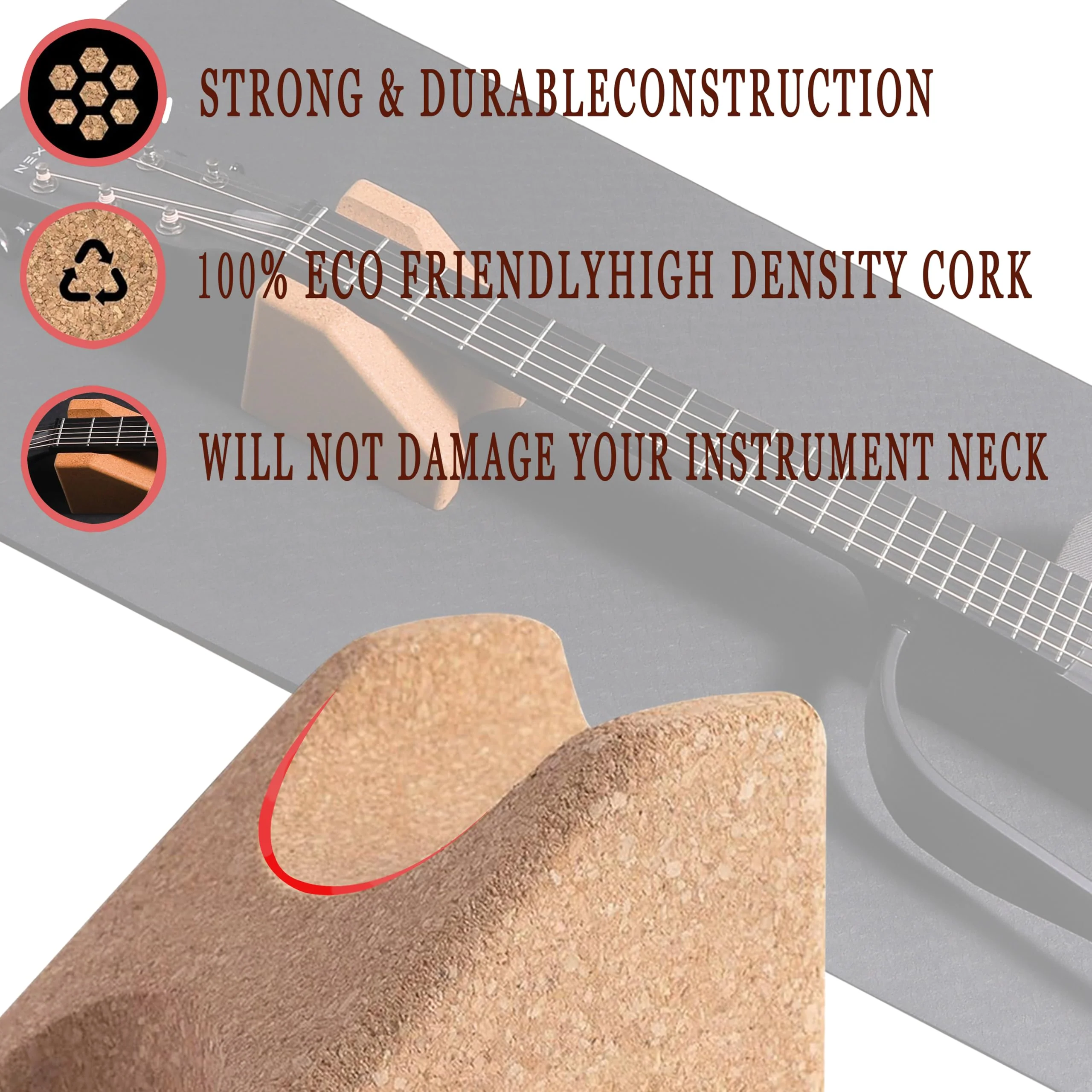 Guitar Cleaning Kit Including Guitar Work Mat,Guitar Neck Rest,Guitar String Winder and Cutter Tool for Acoustic Guitar Electric Guitar Ukulele Violins Bass Banjo, Gift for Musicians - Image 4