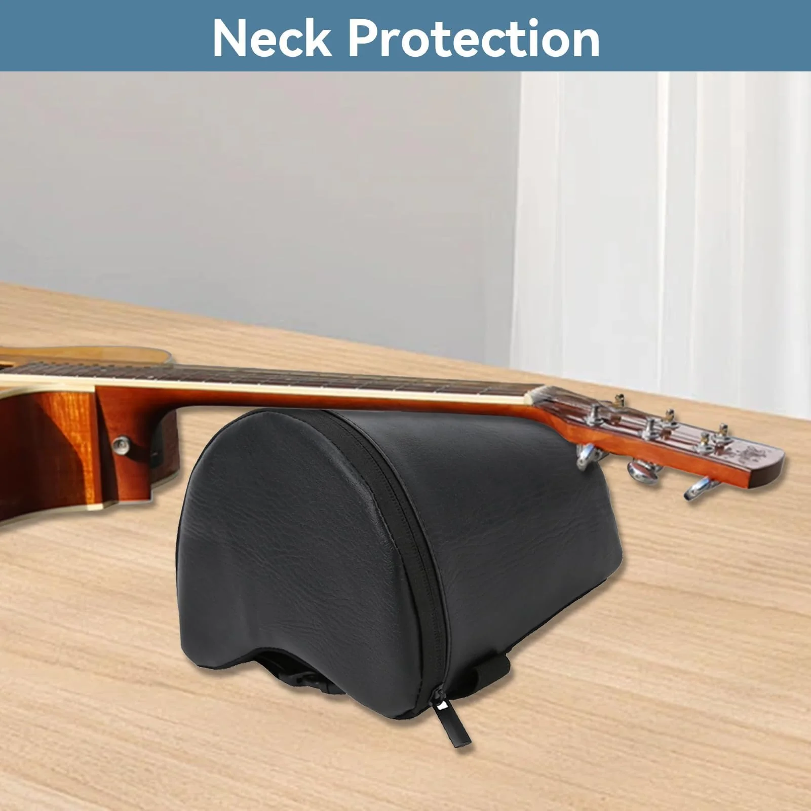 Guitar Cushion PU Leather Cover Guitar Bass Cushion Pad Guitar Leg Pad Guitar Leg Rest Guitar Leg Support Guitar Leg Pad Guitar Stool Cushion Guitar Support On Leg Musical Instruments Accessories - Image 5