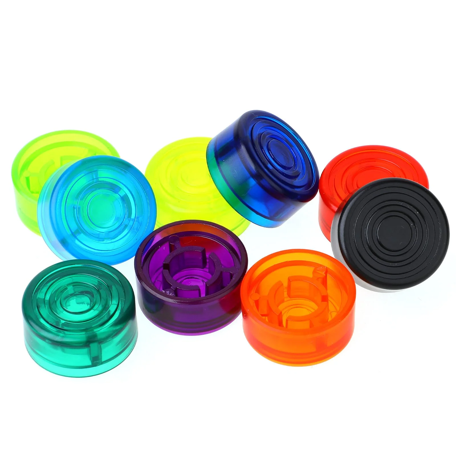Guitar Effect Pedal Footswitch Toppers 18Pcs Foot Nail Cap Protection Cap Multi-colored Foot Switch Button Cover for Common Pedal Switches - Image 7