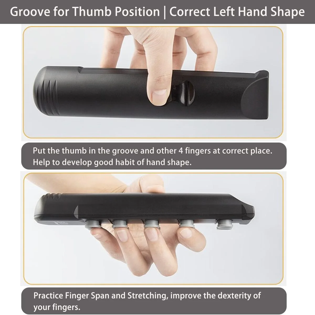 Guitar Finger Trainer Hand Shape Exerciser Teaching Aid Practice Tool Guitar Scale Assistant Improve Dexterity Develop Calluses Guitar Trainer - Image 3