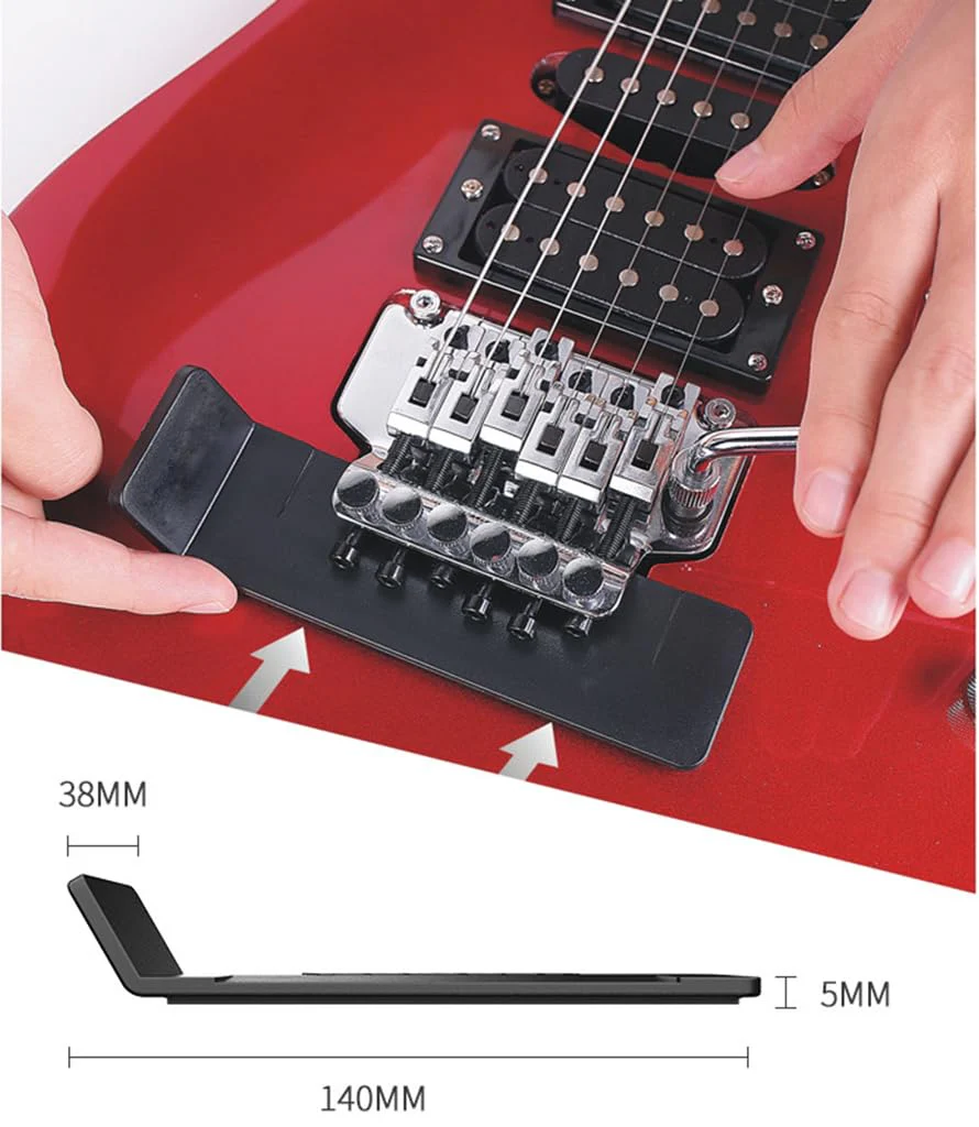 Guitar Floating Tremolo Bridge Shim Plastic Tremolo Block Wedge Bridge String Changing Tool for Floyd Rose Tremolo Guitar - Image 4