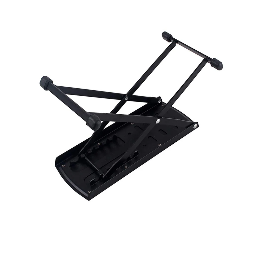 Guitar Foot Rest Stool 6 Position Height Adjustable Guitar Footstool with Non-Slip Rubber for Classical Guitar Player Black - Image 2