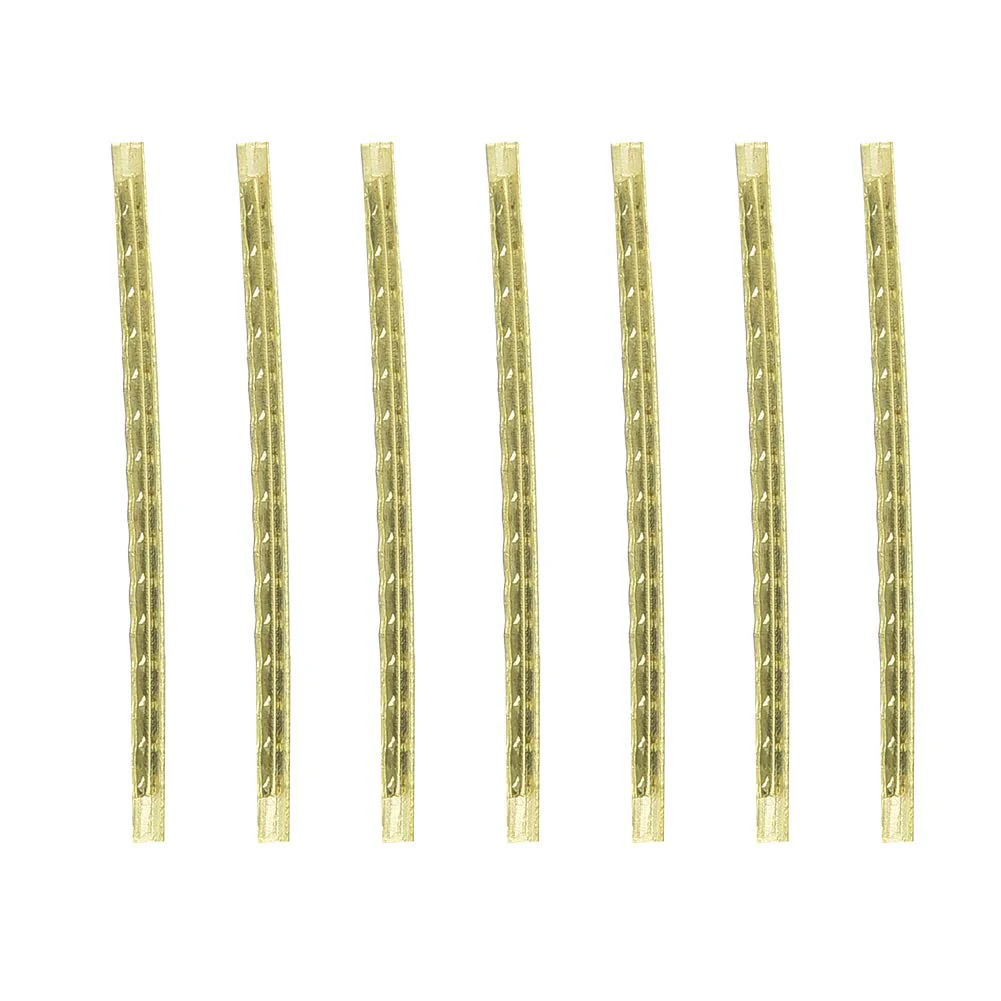 Guitar Fret Wires, 24pcs 2.7mm Electric Guitar Fret Wire, Brass Fretwire for Electric Guitar Bass Guitar Fingerboard Replacement - Image 6