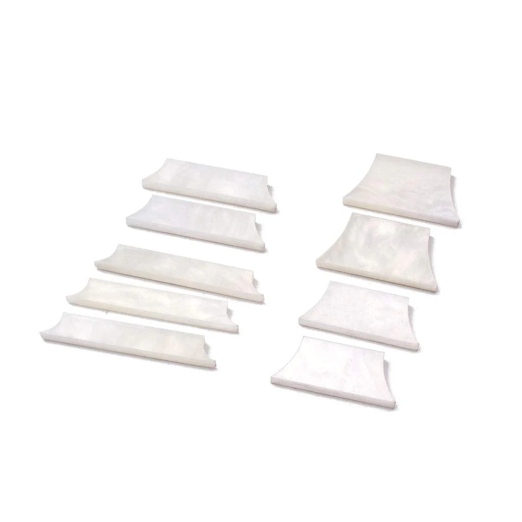 Guitar Fretboard Markers Inlay Stickers Decals for Guitars & Bass Natural White Mother of Pearl Shell Inlay Fingerboard GF13 - Image 7