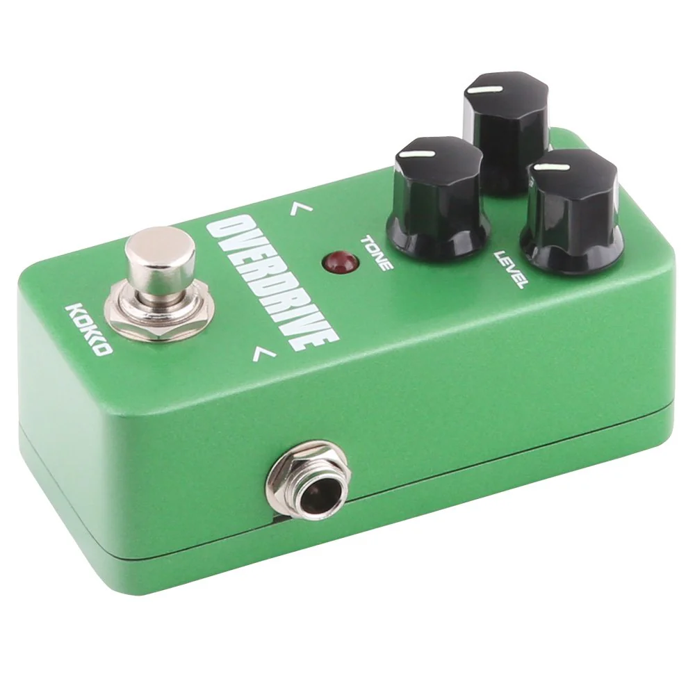 Guitar Mini Effects Pedal Over Drive - Warm and Natural Tube Overdrive Effect Sound Processor Portable Accessory for Guitar and Bass, Exclude Power Adapter Green - FOD3 - Image 5