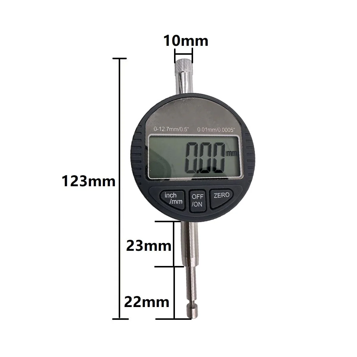 Guitar Neck Gauge Guitar Neck Curvature Measurement Tool Guitar Fretboard Measuring Tool Guitar Digital Tip Opening Gauge Guitar Fingerboard Gauge Guitar Luthier Tools - Image 5