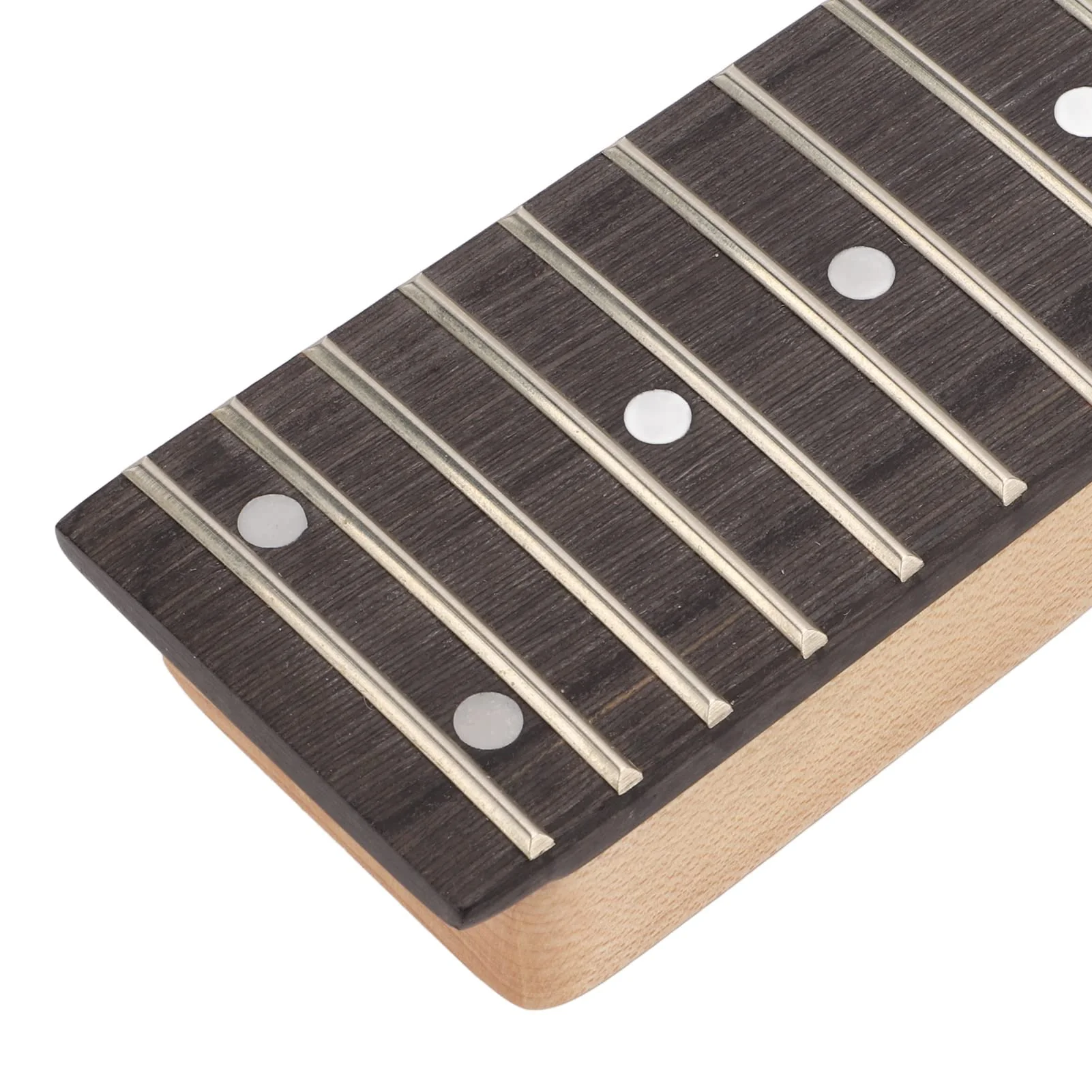 Guitar Neck, Headless Electric Guitar Neck Matte 25 Fret Guitar Stem Rosewood Fingerboard Maple Neck - Image 7