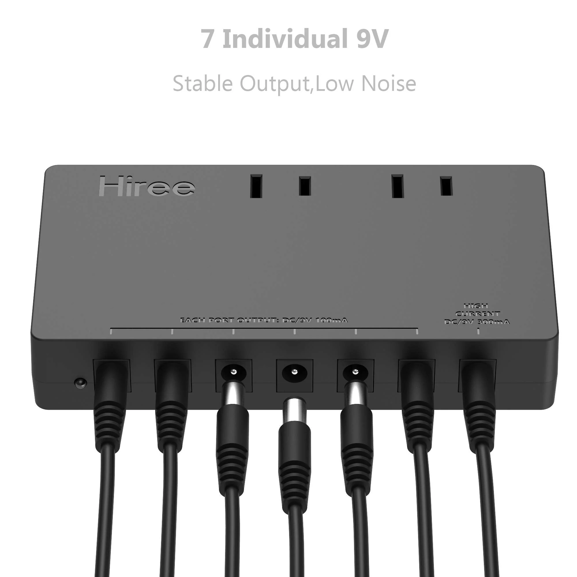 Guitar Pedal Power Supply 7 DC Output for 9V Effect Pedal Board with 2 AC Outlets for Charging Speaker, Musical Instruments - Image 3