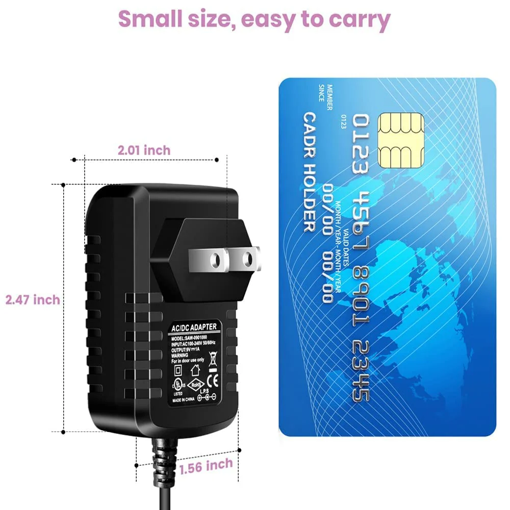 Guitar Pedal Power Supply Adapter 9V DC 1A(1000mA Effect Pedal Power Supply - Image 5