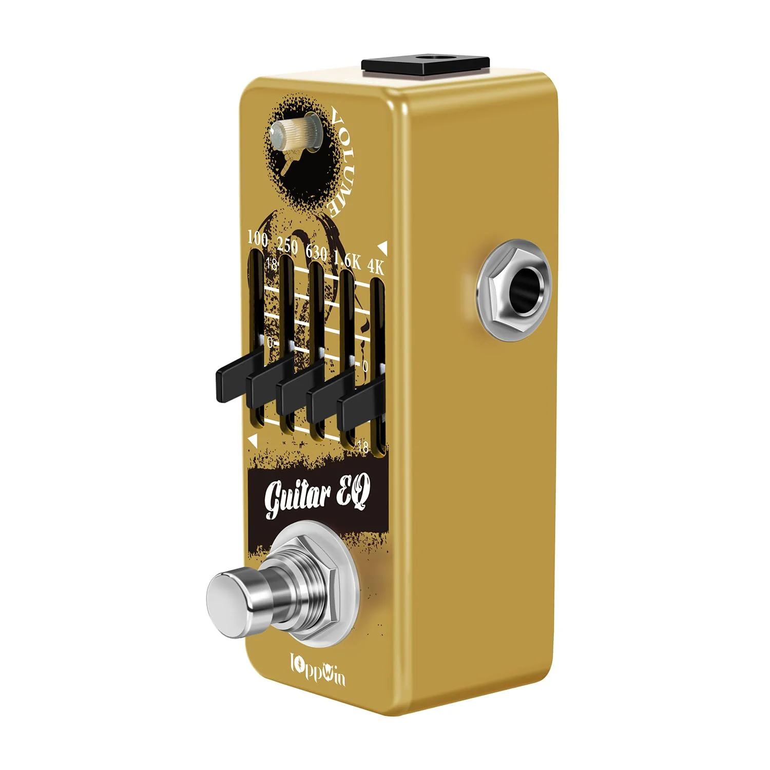 Guitar Pedals, 5-Band Guitar Graphic Equalizer Pedal with Master Level Control - True Bypass & Metal Shell - Image 5