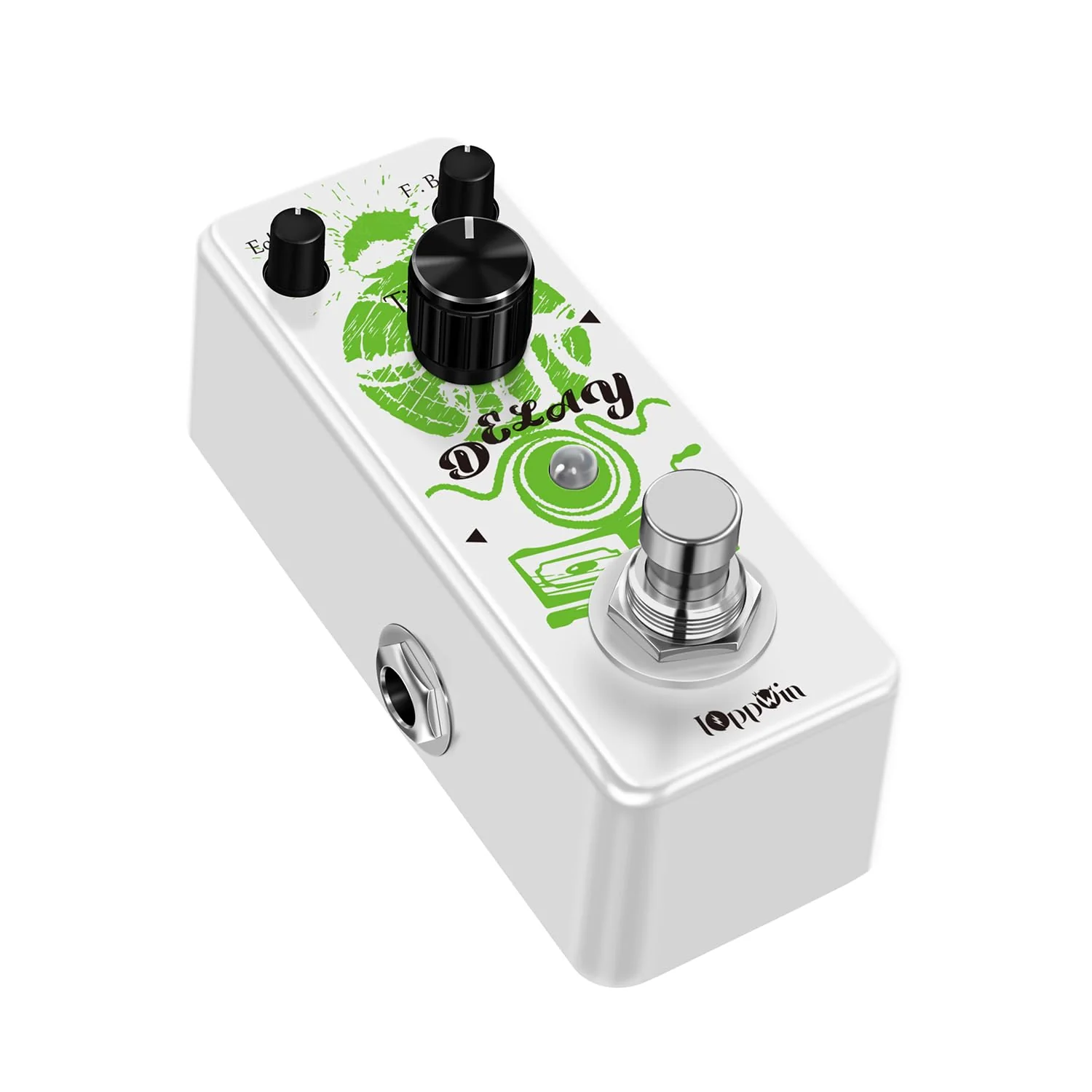 Guitar Pedals, Premium Analog Delay Pedal – Warm, Clean, Smooth Tones with 25ms-600ms Adjustable Range & True Bypass, for Retro Tone Lovers And Live Musicians - Image 3