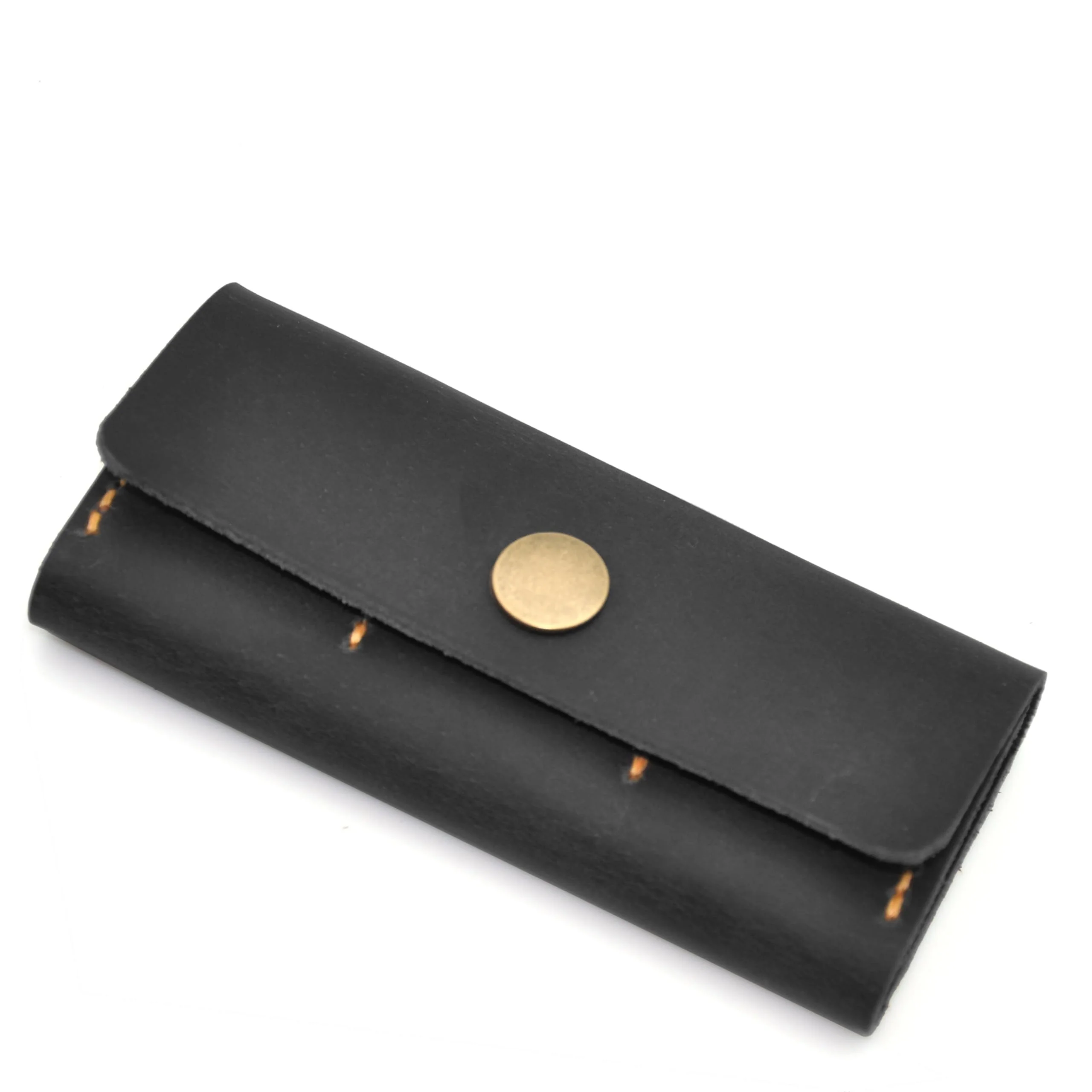 Guitar pick holder leather,Guitar pick holder gift,Leather guitar pick case,Gift for guitarist (Black) Black - Image 3