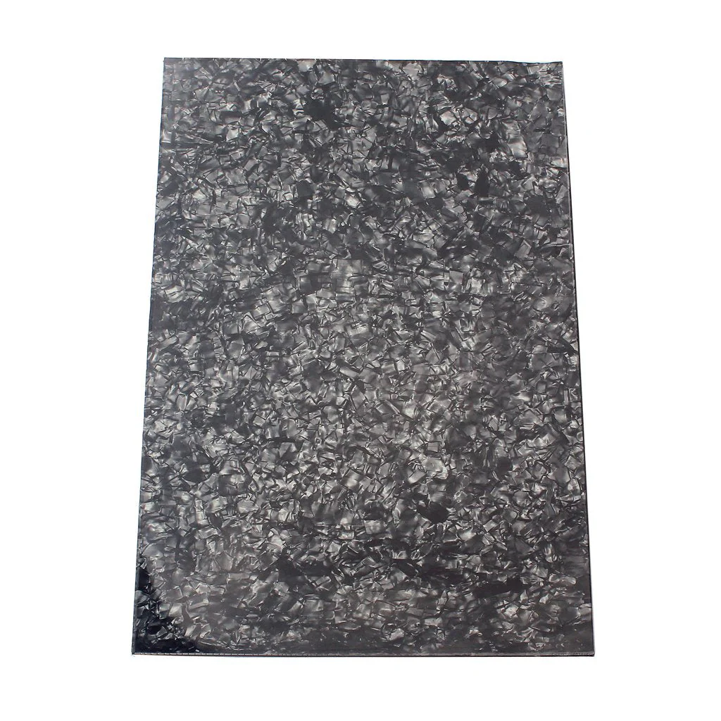 Guitar Pickguard, Blank Black Pick guards Material 3 Ply 11.6x17 Inch,Electric/AcousticGuitar Pickguard Material Sheet - Image 4