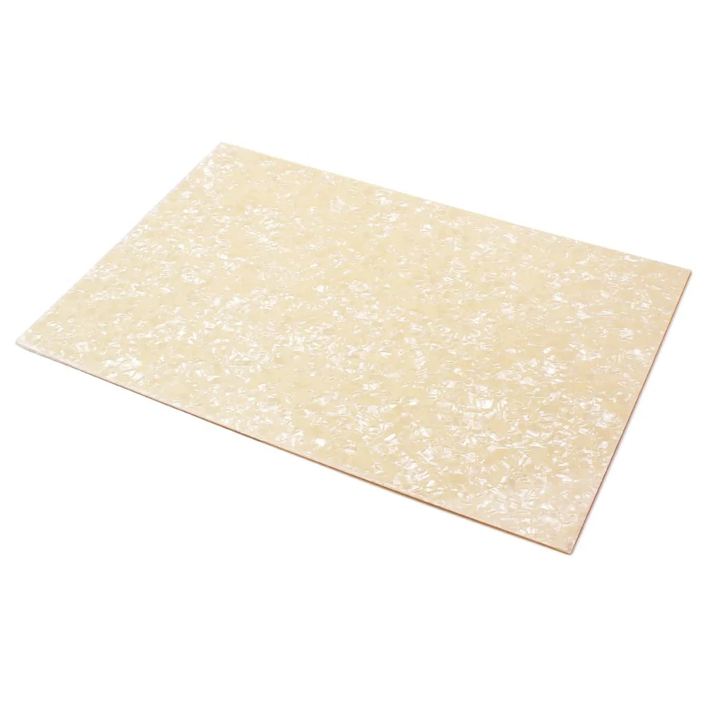 Guitar Pickguard Blank Material 3 Ply, 17x11.6 IN Pick guard DIY Sheet Scratch Plate Backplate for Strat Tele Electric Guitar 29x44cm Natural Maple Finish XD16-A - Image 4