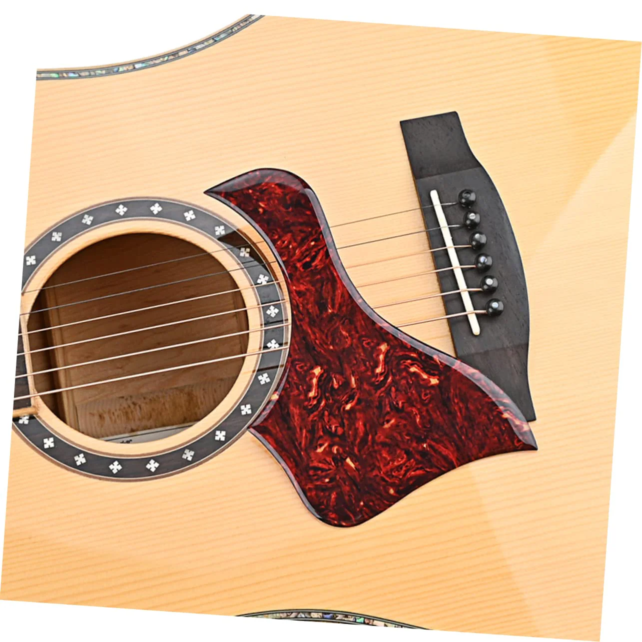 Guitar Pickguard Pickguards for Guitar Acoustic Guitar Plate Guitar Picks for Acoustic Guitar Celluloid Scratch Plate Guard Sticker for Acoustic Guitar Folk Pickup Pvc Anti-scratch - Image 3